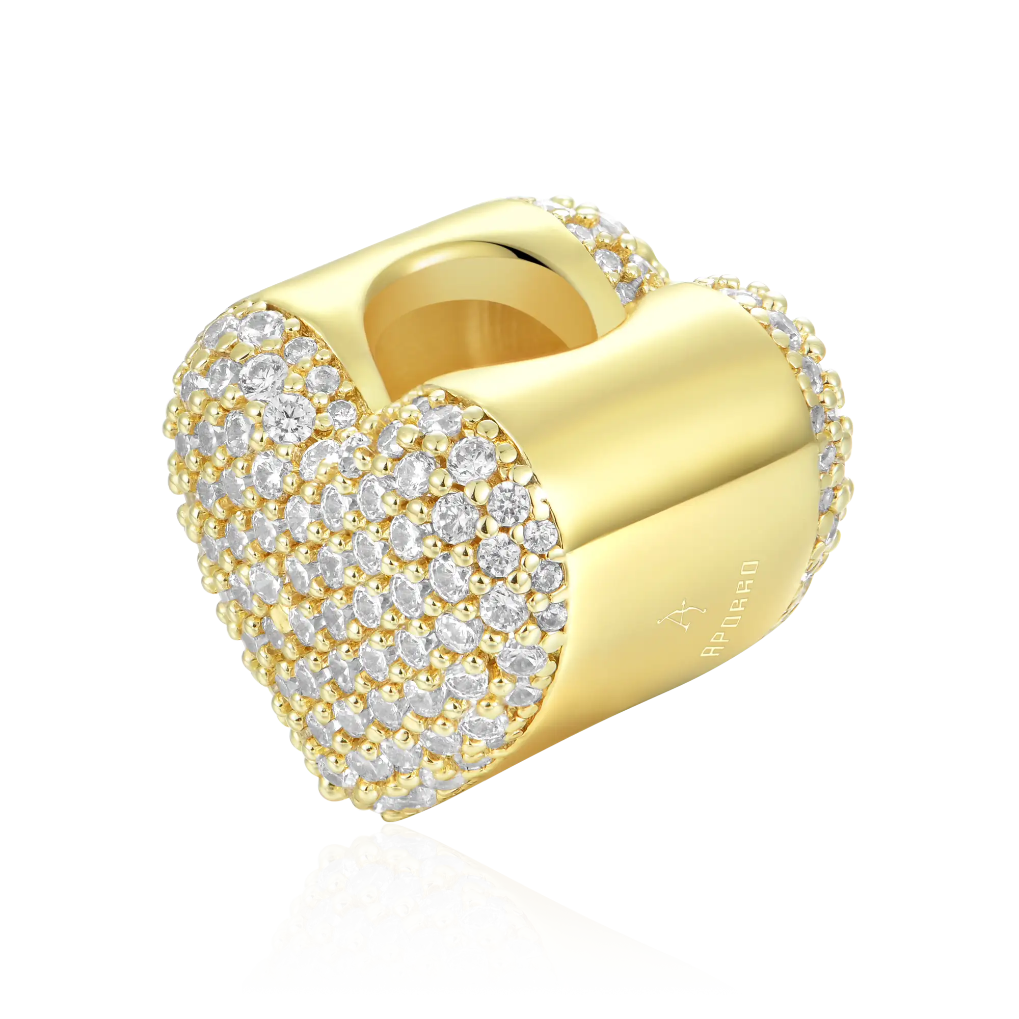 Iced Heart & Pentagram Hair Beads