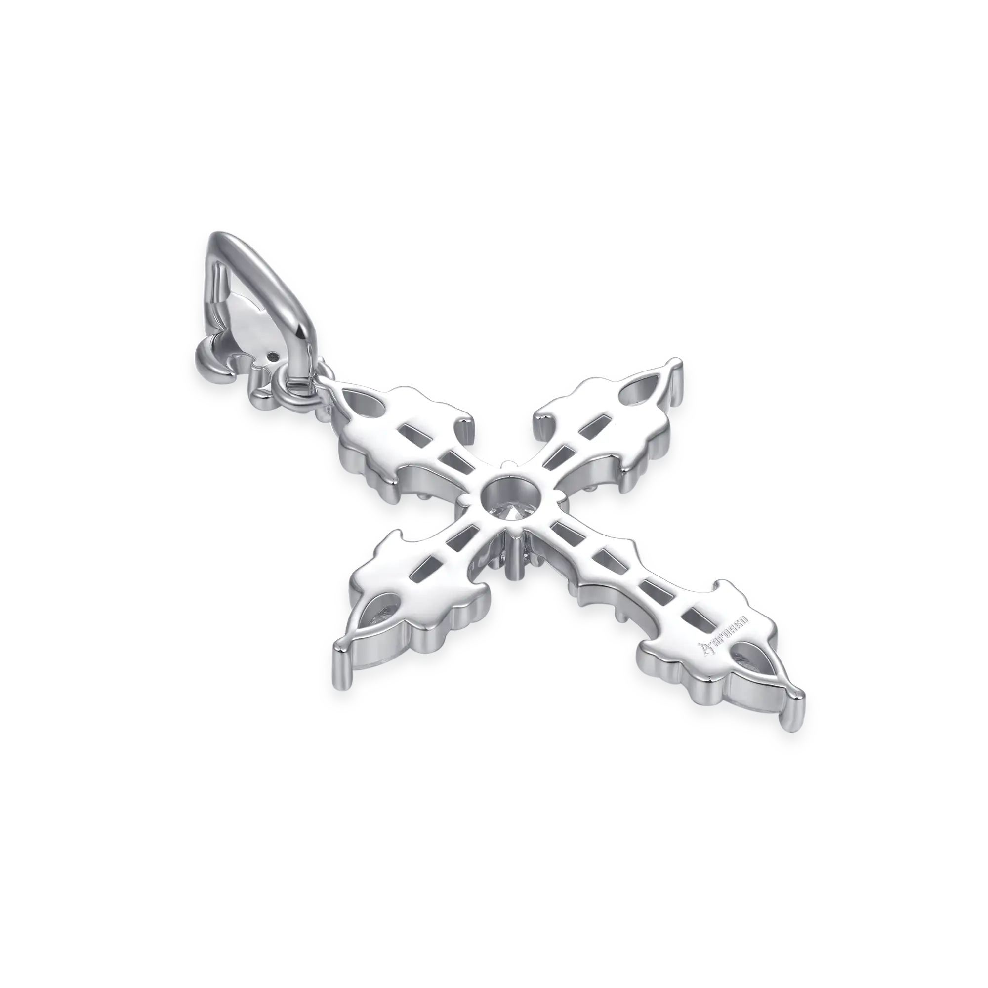 Fleur De Lis Cross Pendant