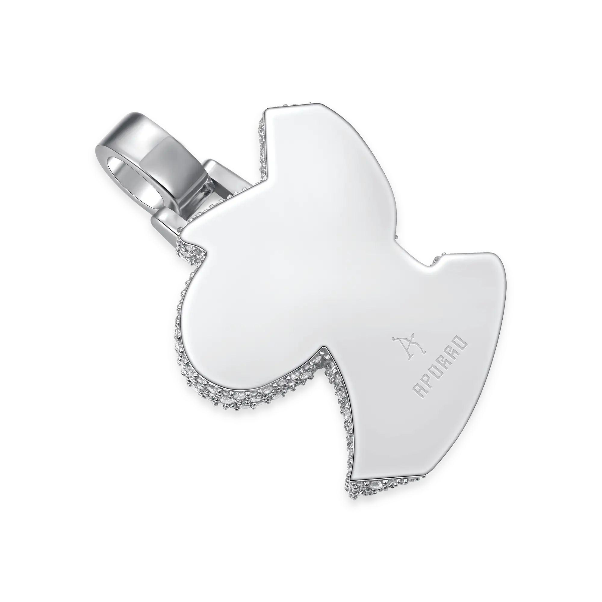 Custom 3D Bold Graffiti Font Letter Pendant - 38mm