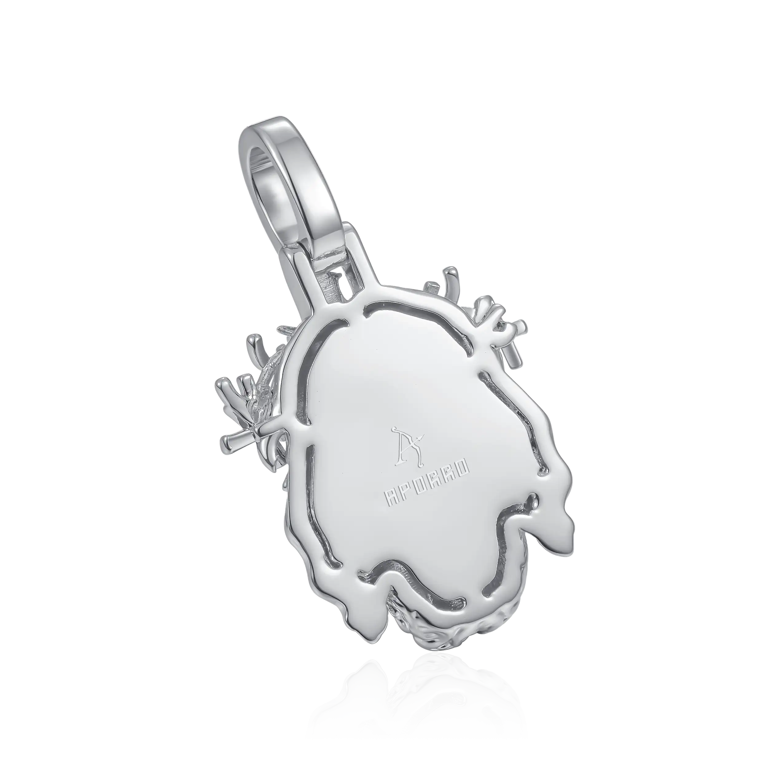 Women's Jesus Piece Plain Gold Pendant - Micro