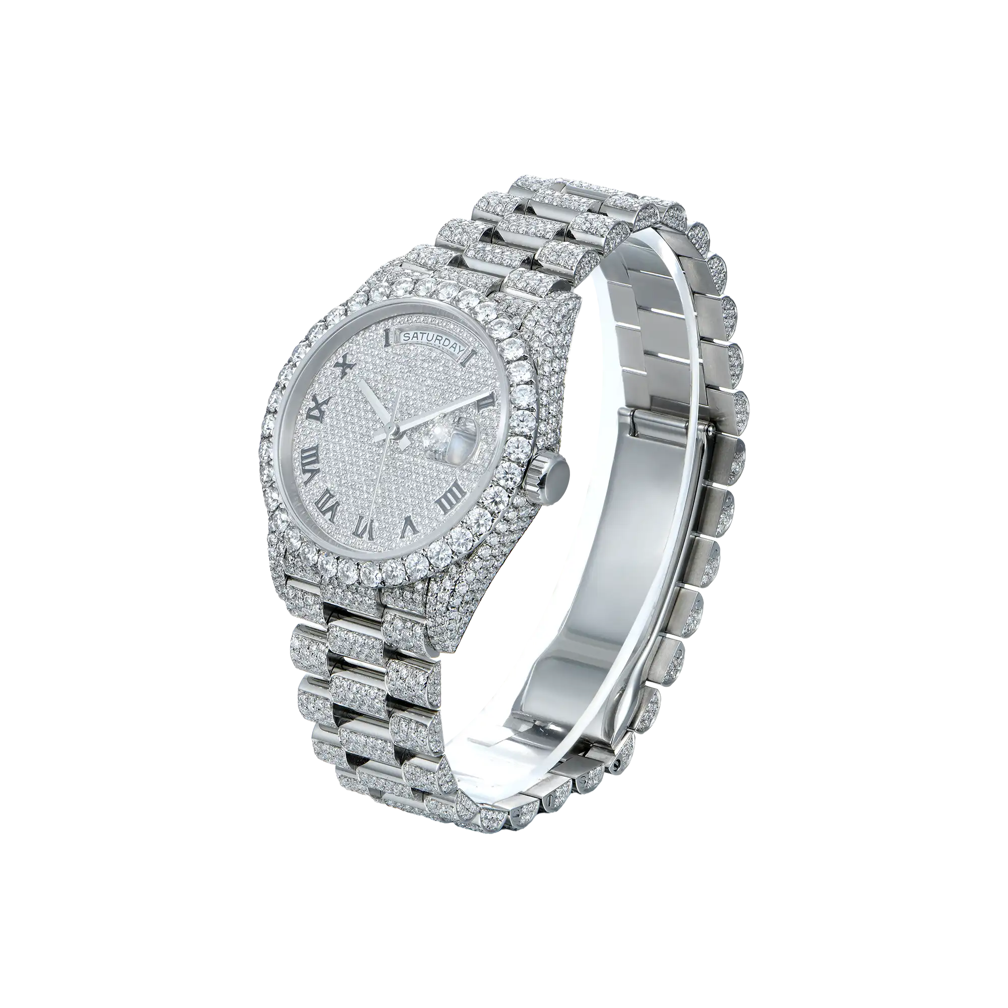 APORRO Premium Iced Custom Diamond Watch