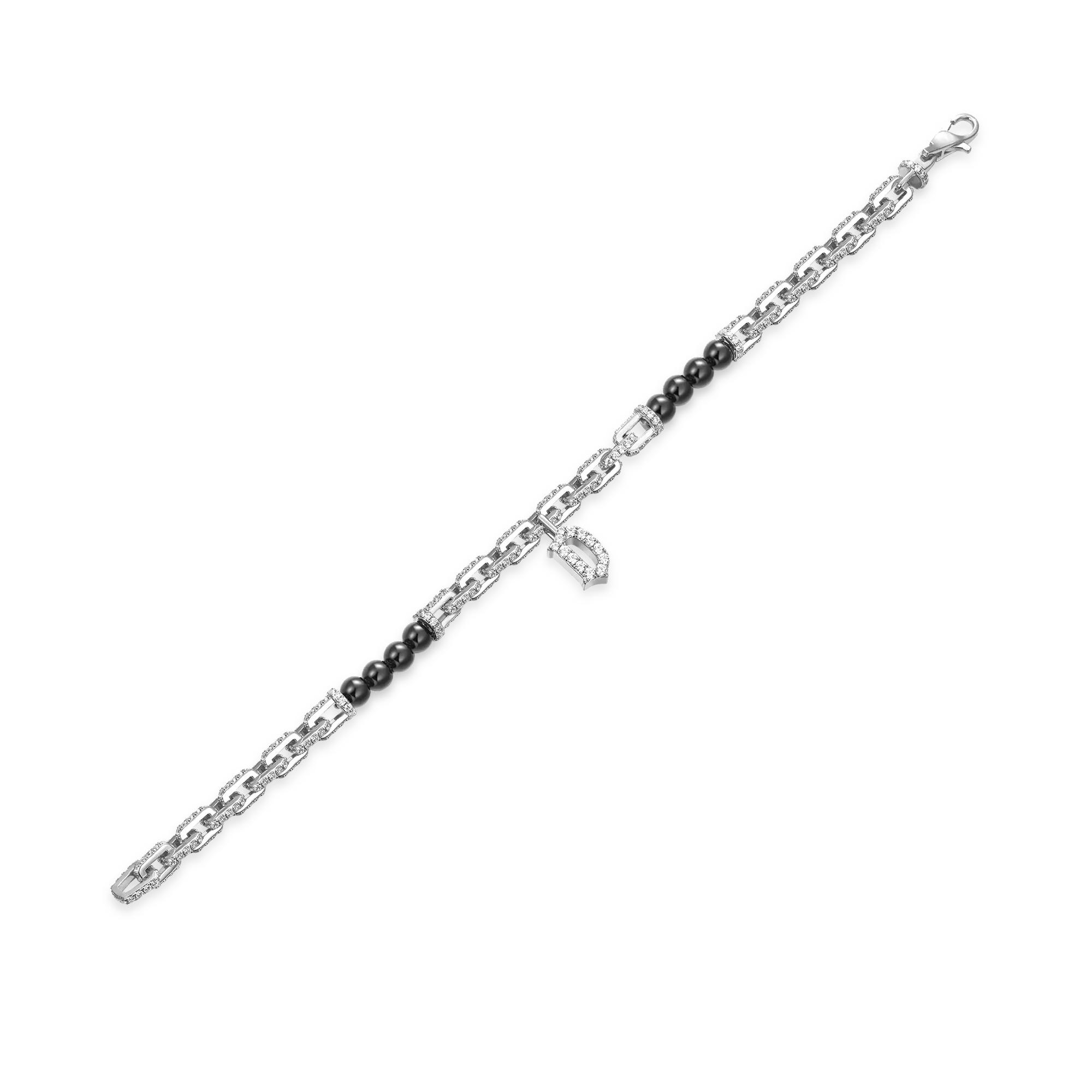 Custom Letter Pearl Bracelet - 5mm