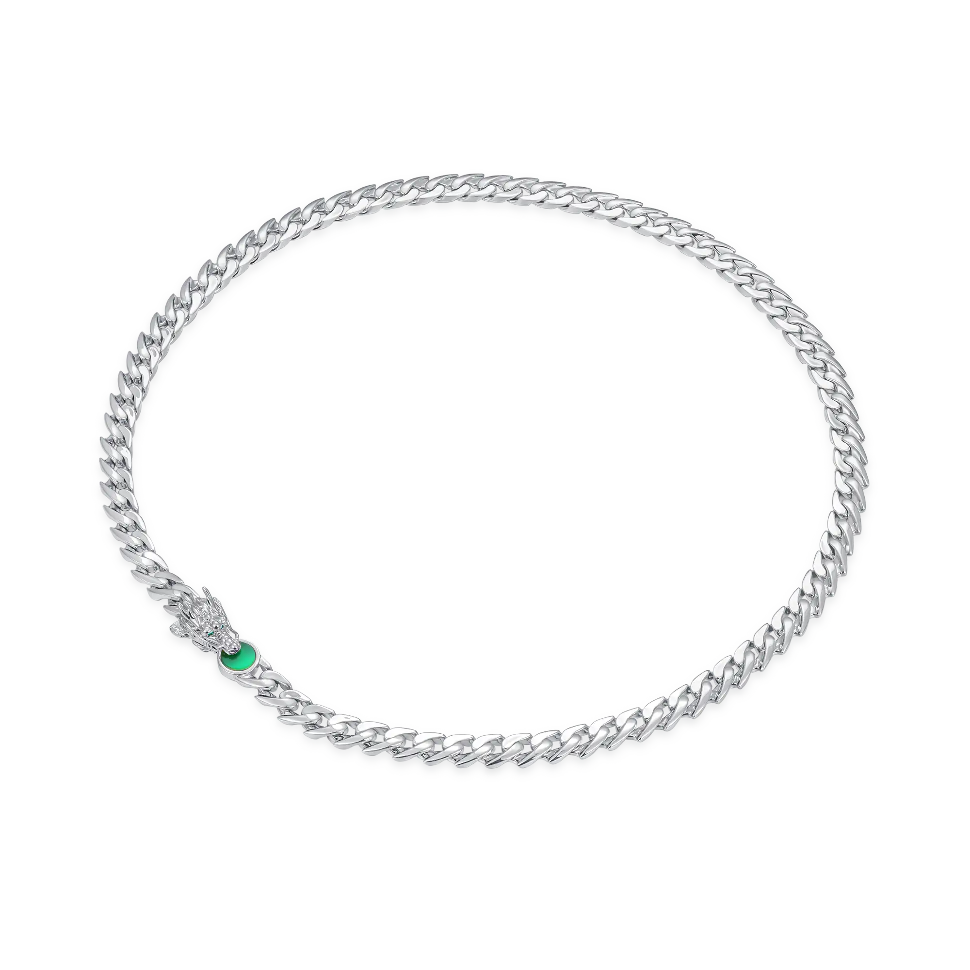 WONG Ⅱ Ridge Miami Cuban Curb Chain - 8mm