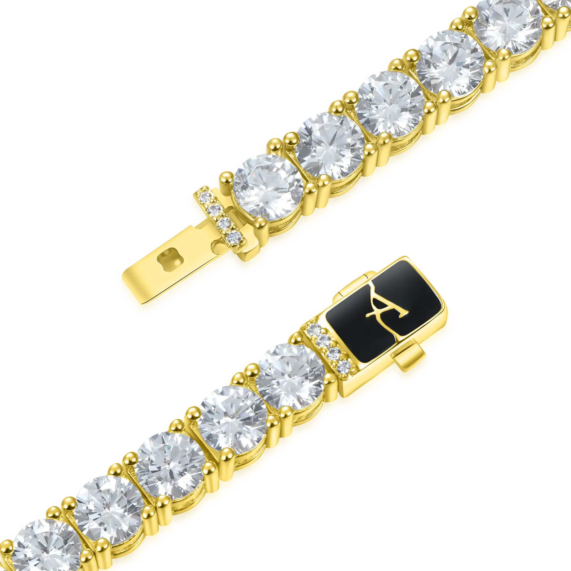 Moissanite Iced Tennis Bracelet - 5mm