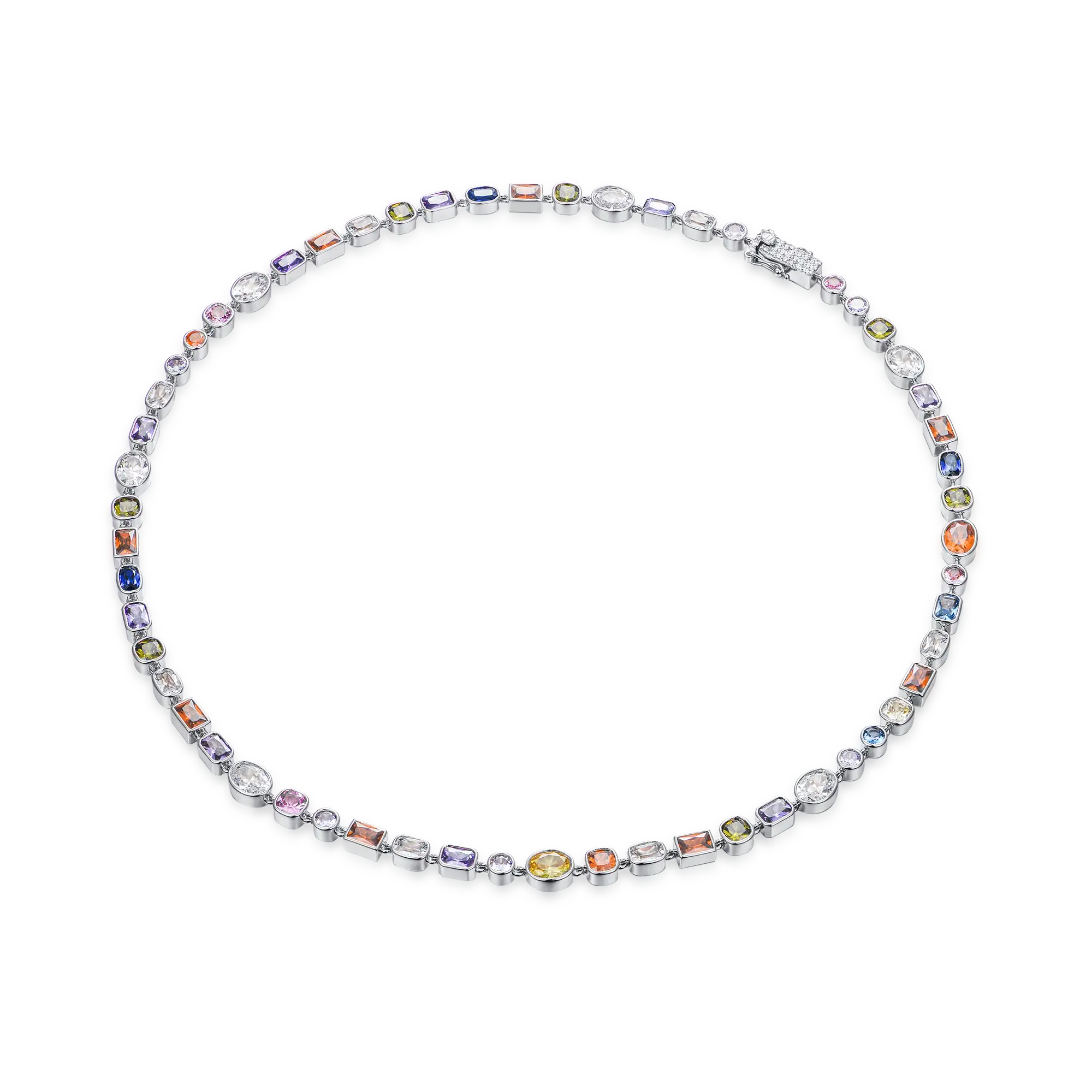 Infinity Gem Interlaced Necklace Chain - 6mm