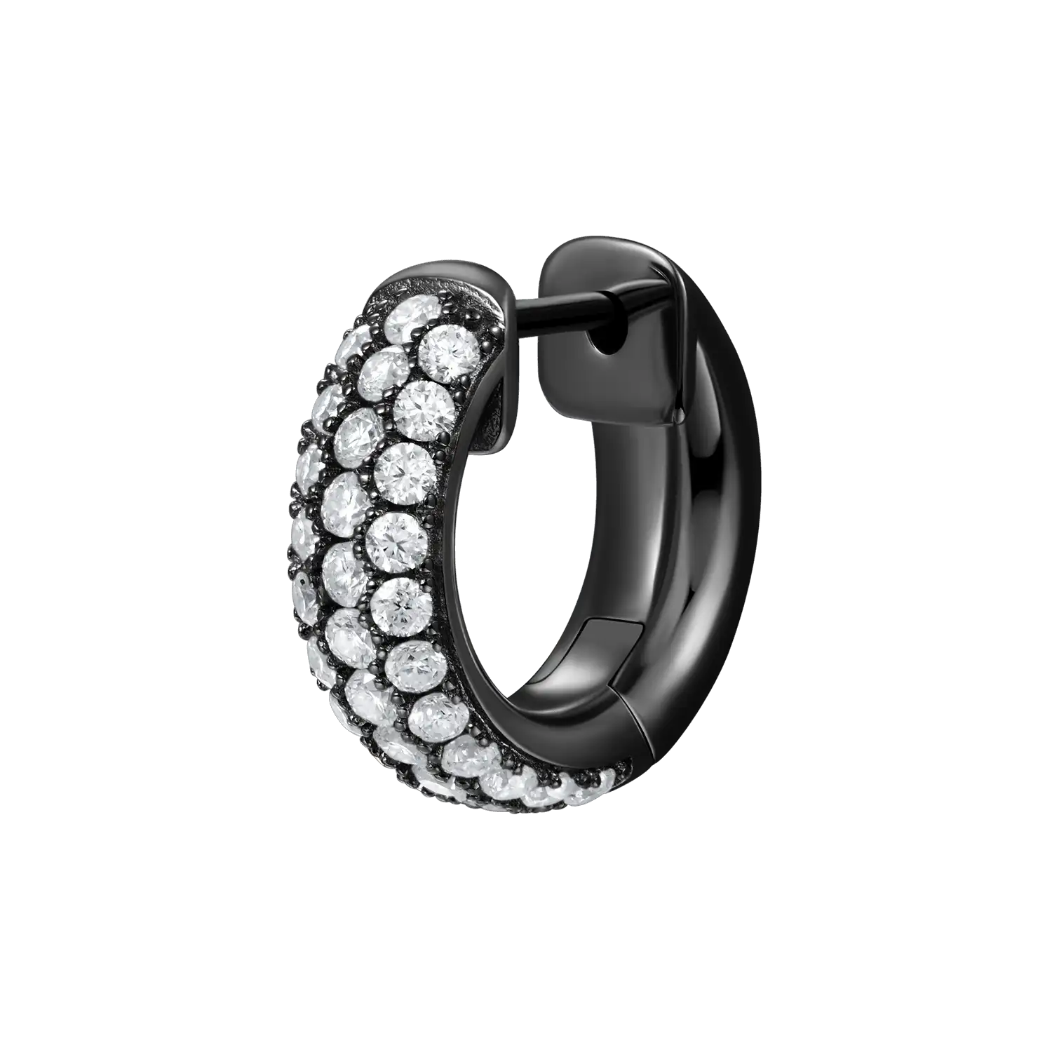 S925 Cluster Hoop Earring