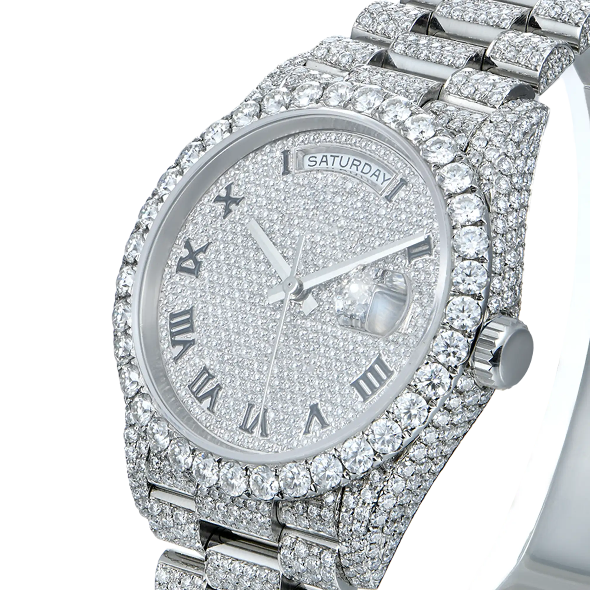 APORRO Premium Iced Custom Diamond Watch