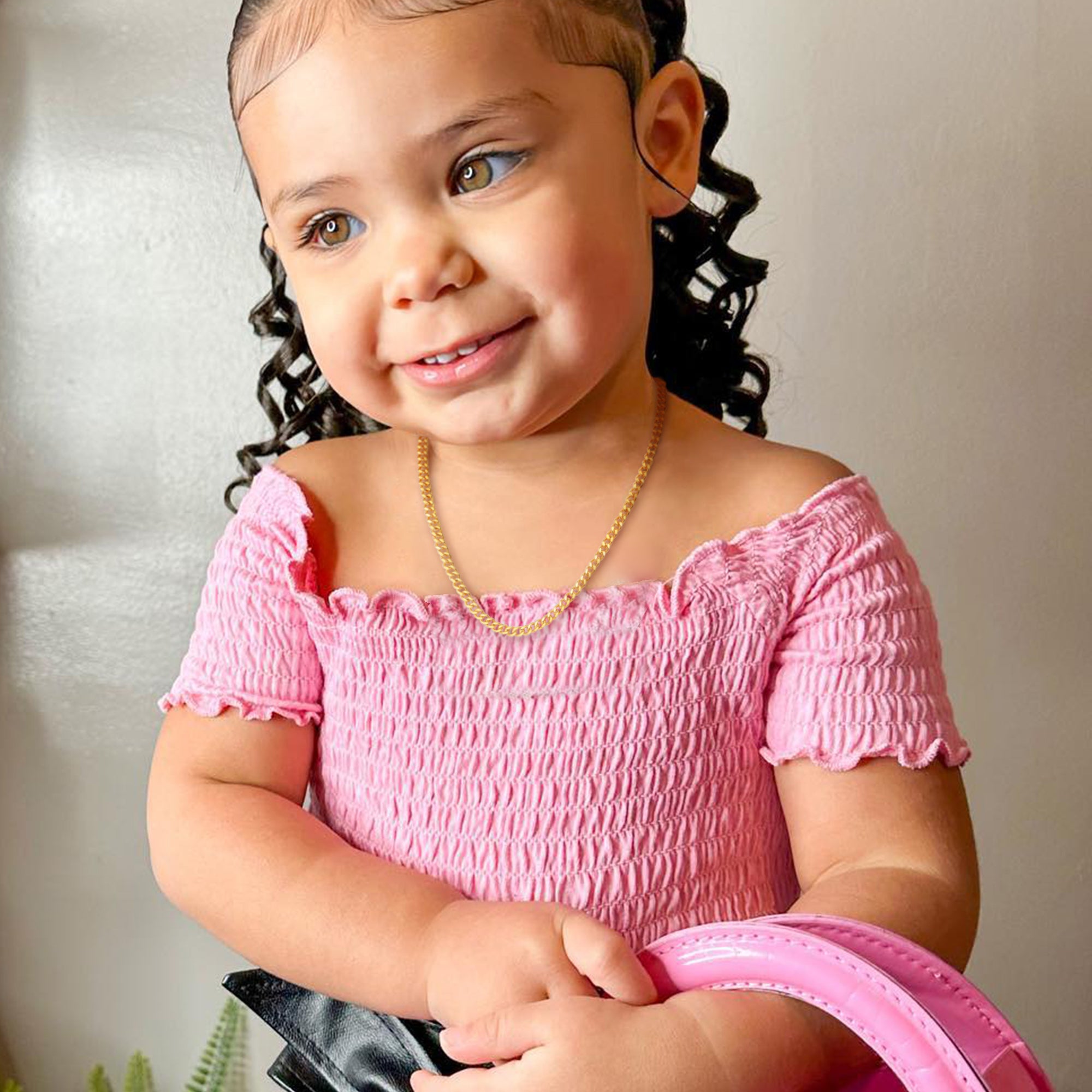 Youth Miami Micro Cuban Curb Chain - 3.5mm