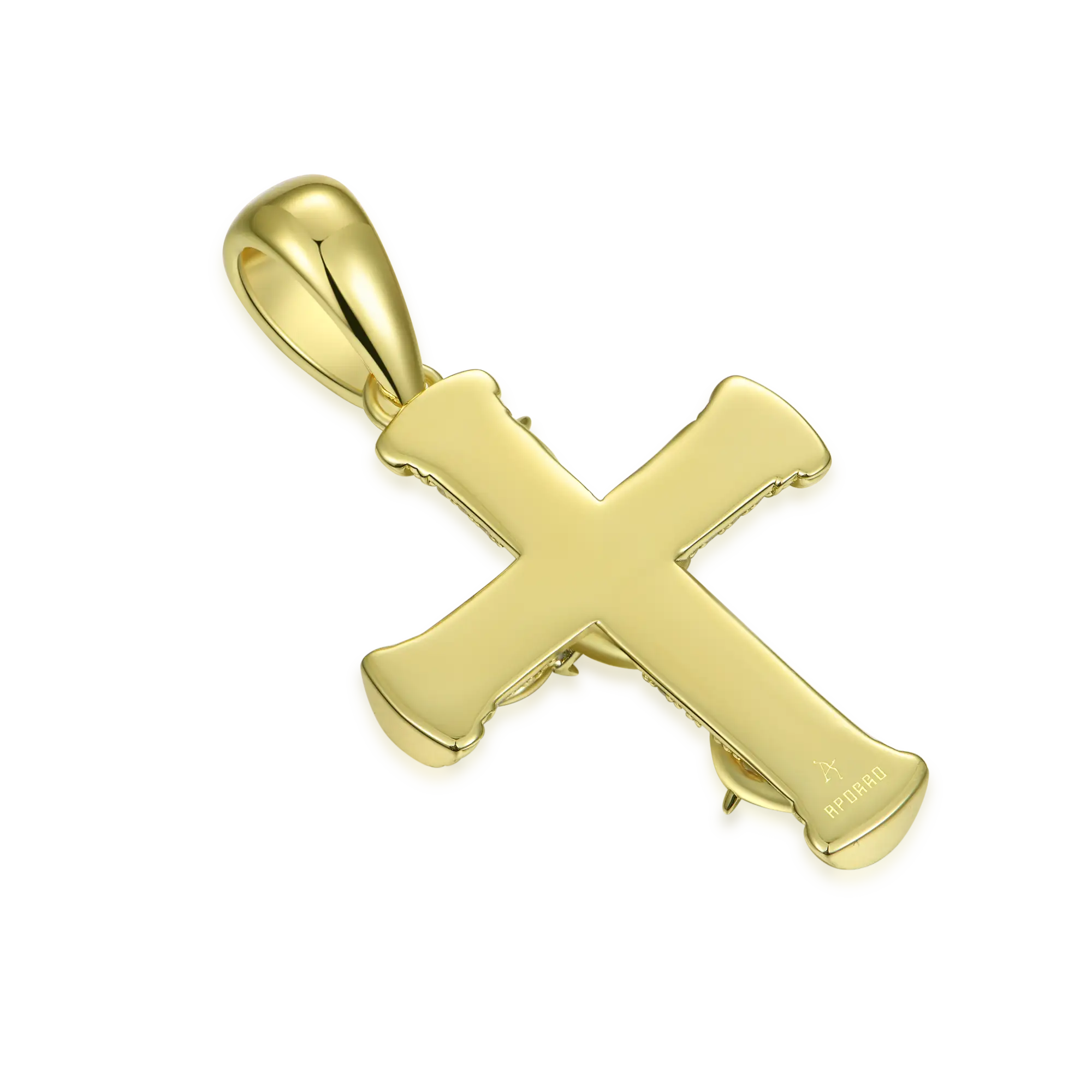 Roman Pillar Thorn Cross Pendant