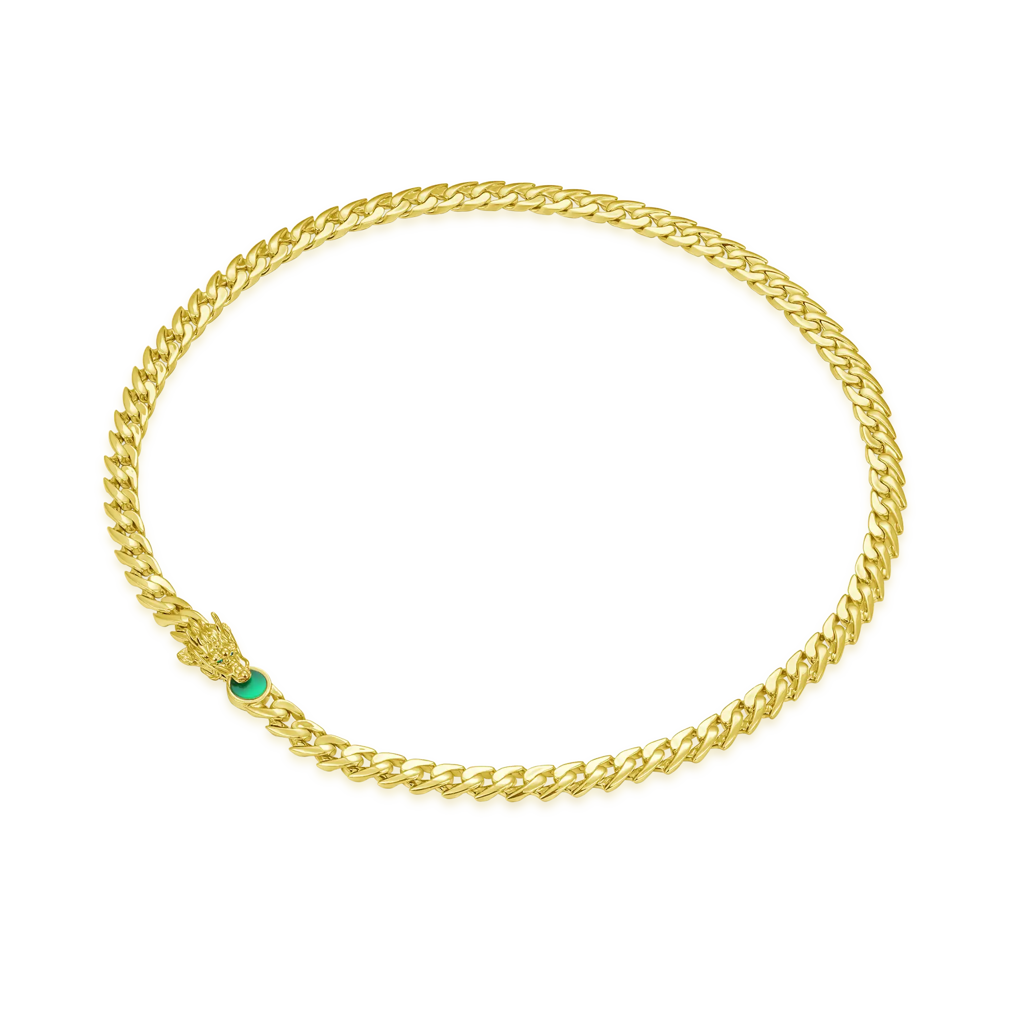 WONG Ⅱ Ridge Miami Cuban Curb Chain - 8mm