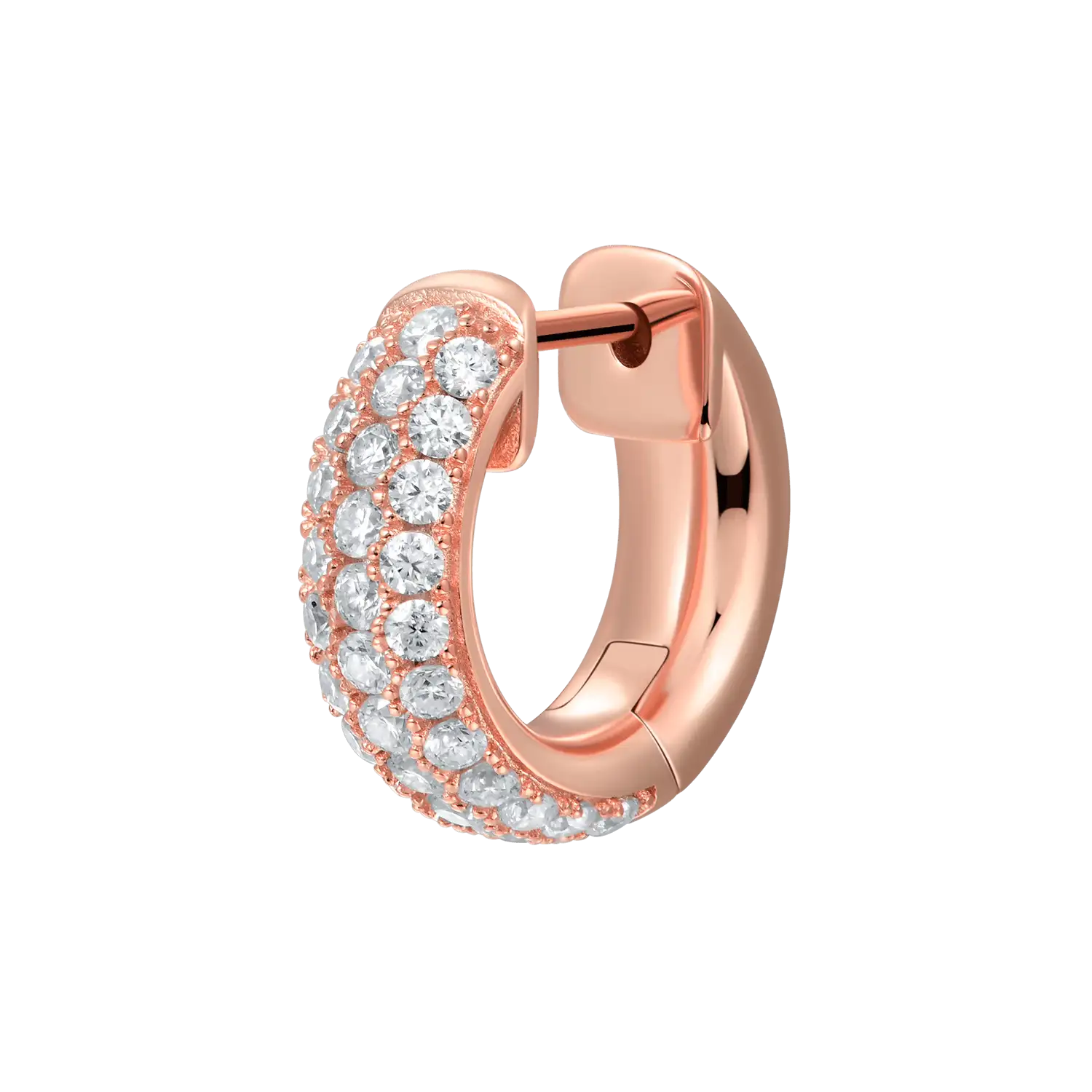 Cluster Hoop Earring