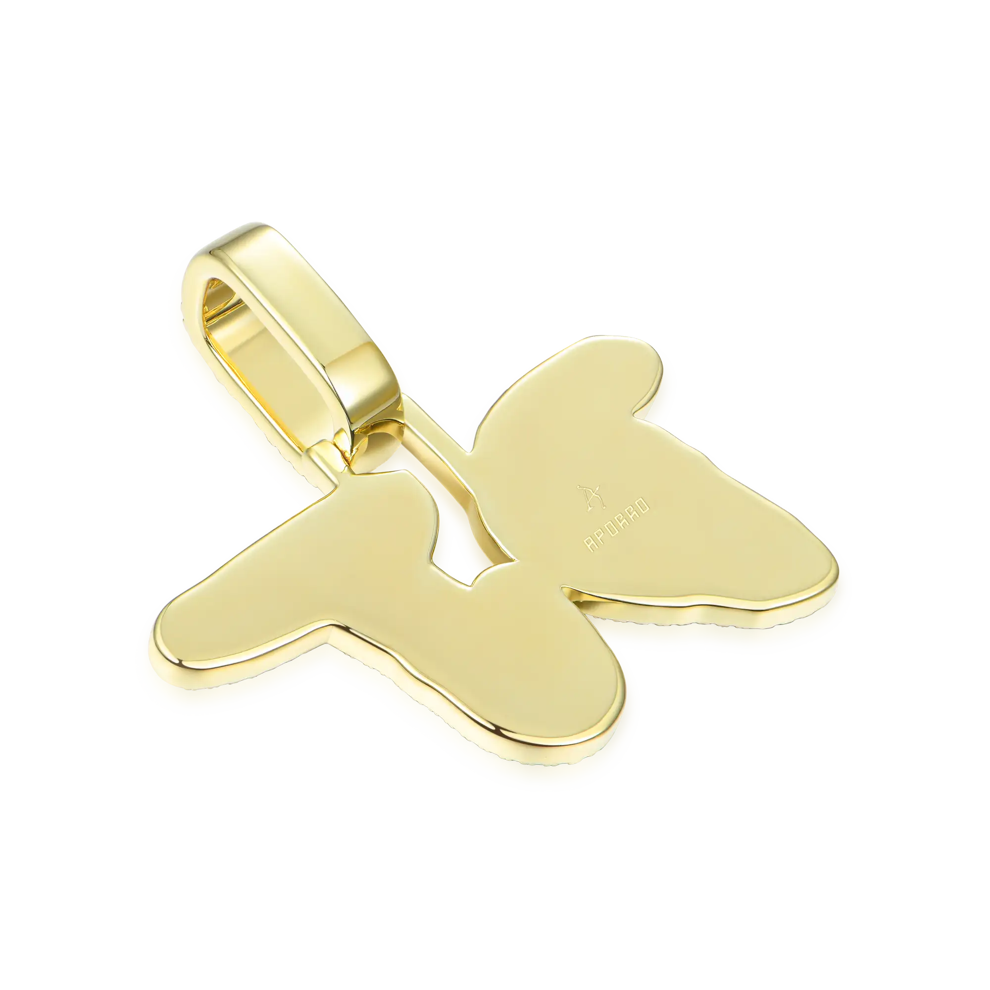 Custom Moissanite Double Layers Coke Boys Gold Font Name Pendant