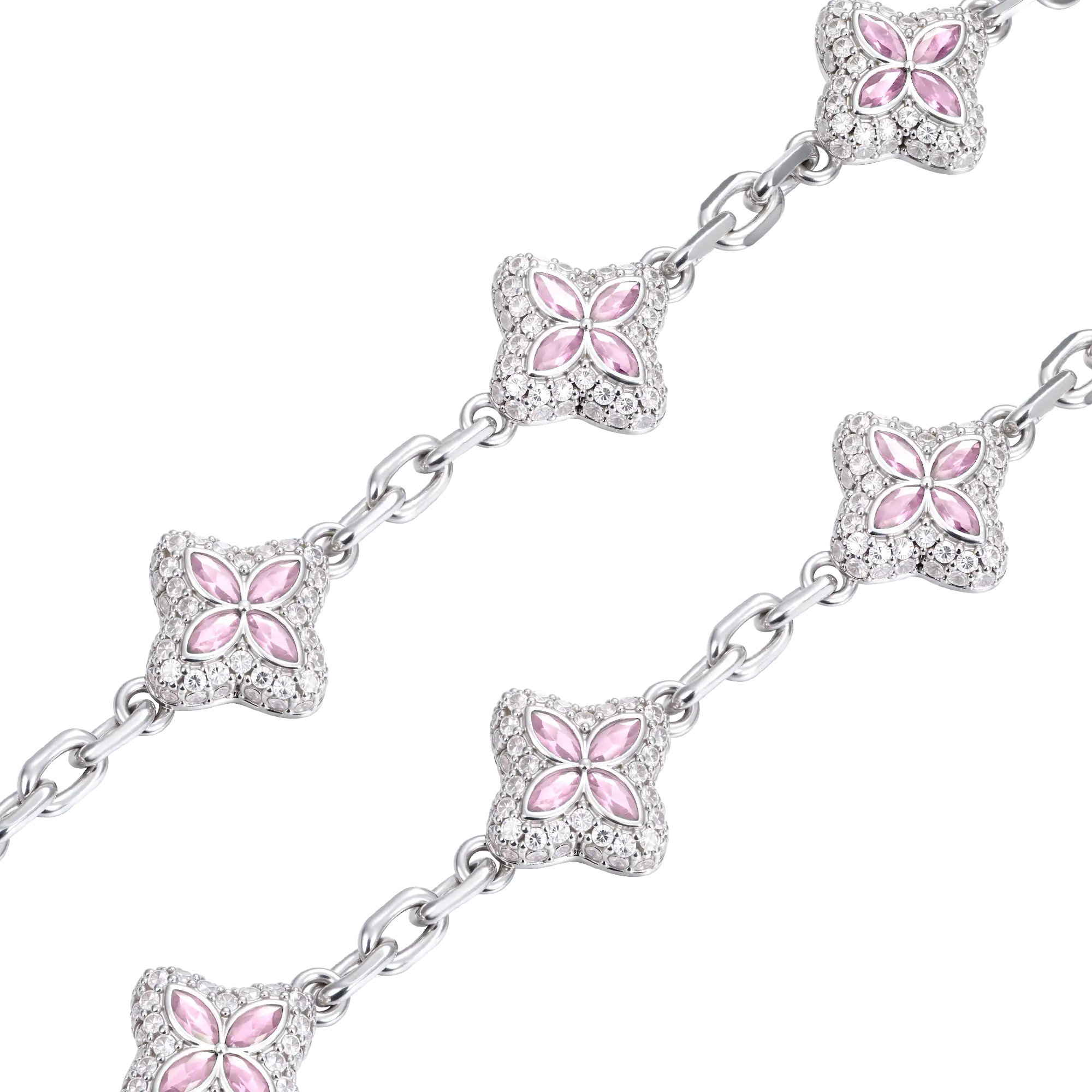 Pink Luminous Clover Trio Set