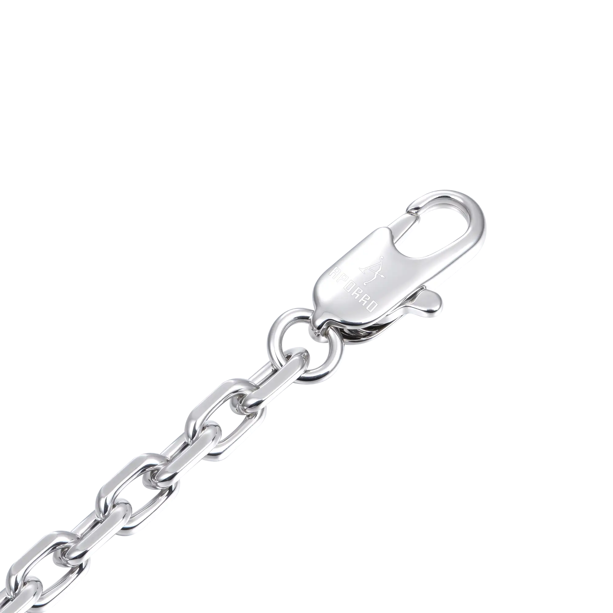 Iced Luminous Clover Pendant & Chain Layer Set - White Diamond