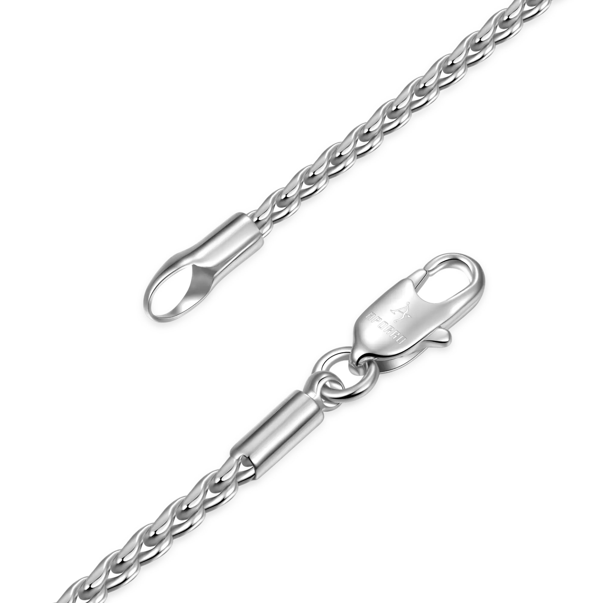 Franco Chain - White Gold