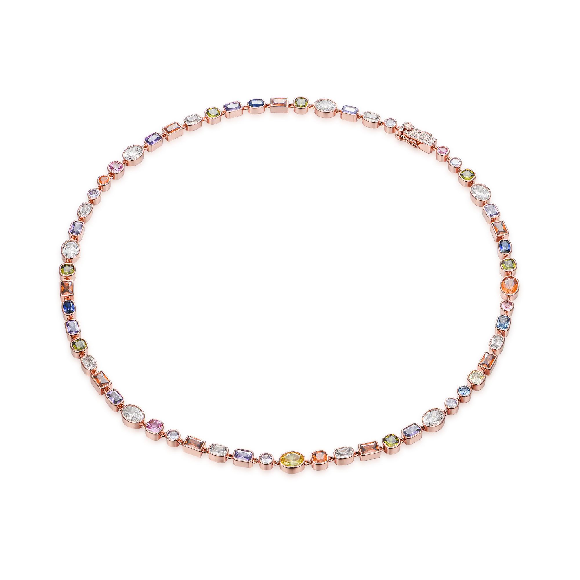 Infinity Gem Interlaced Necklace Chain - 6mm