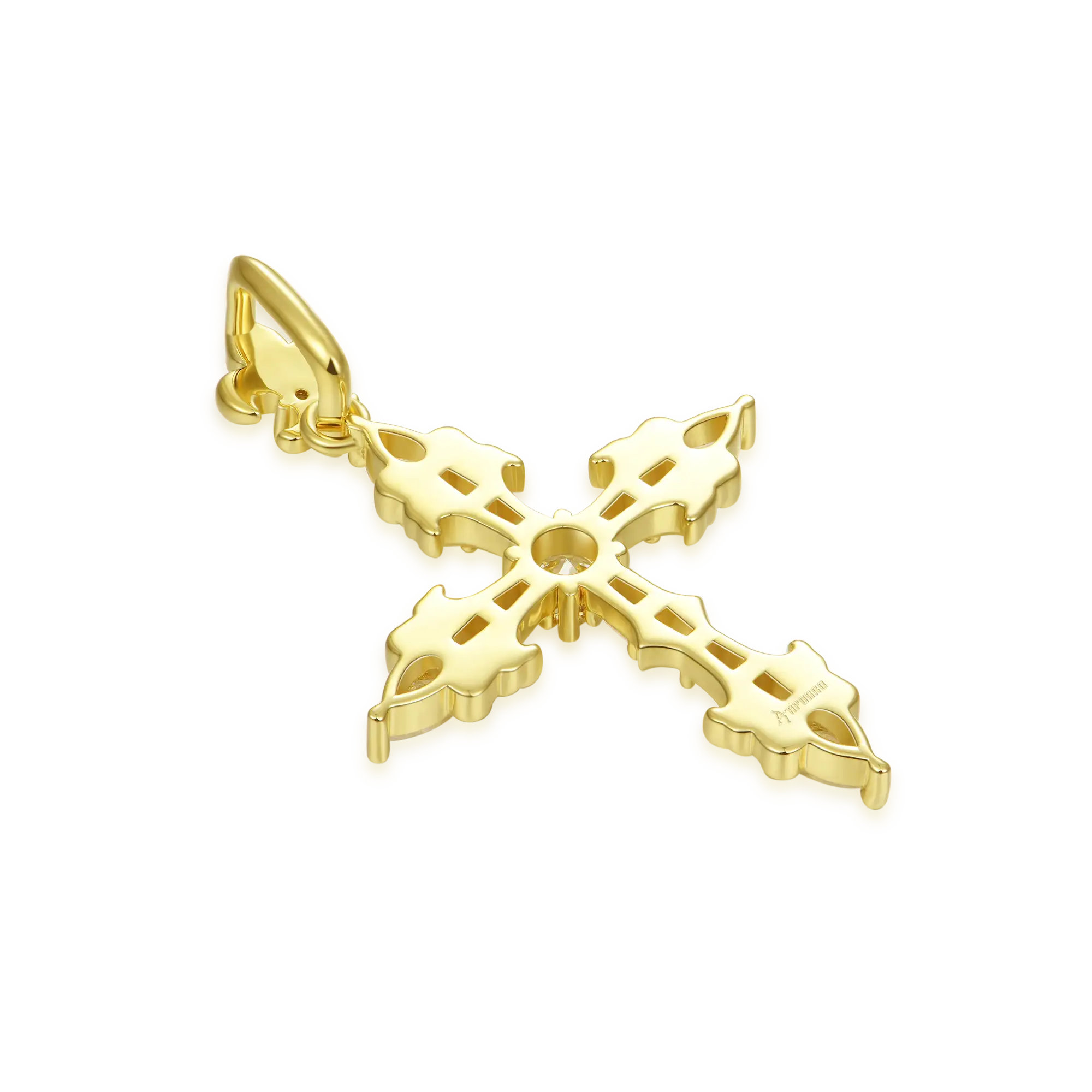 Fleur De Lis Cross Pendant
