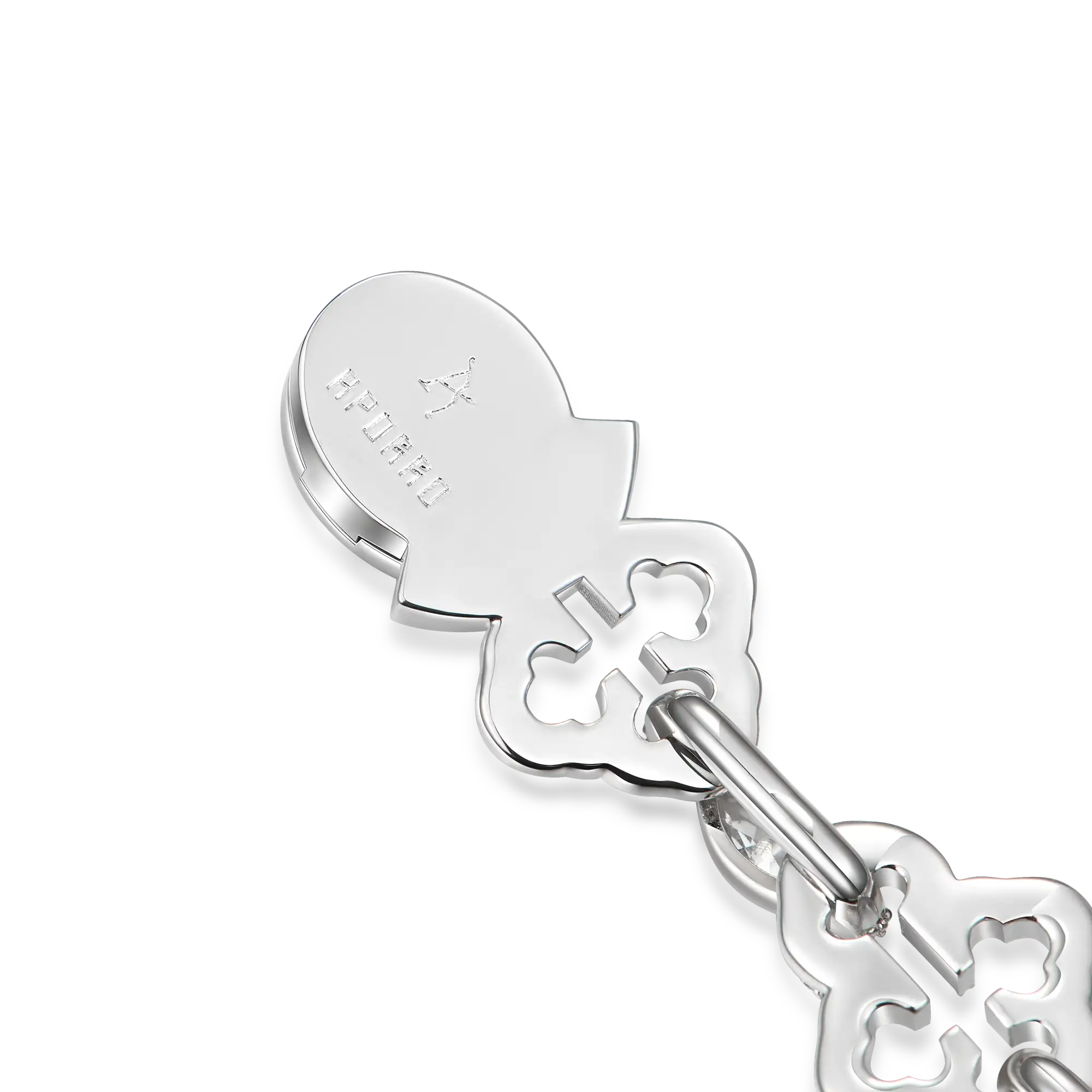 Marquise Cut Mix Bottoni Cross Link Chain - 12mm