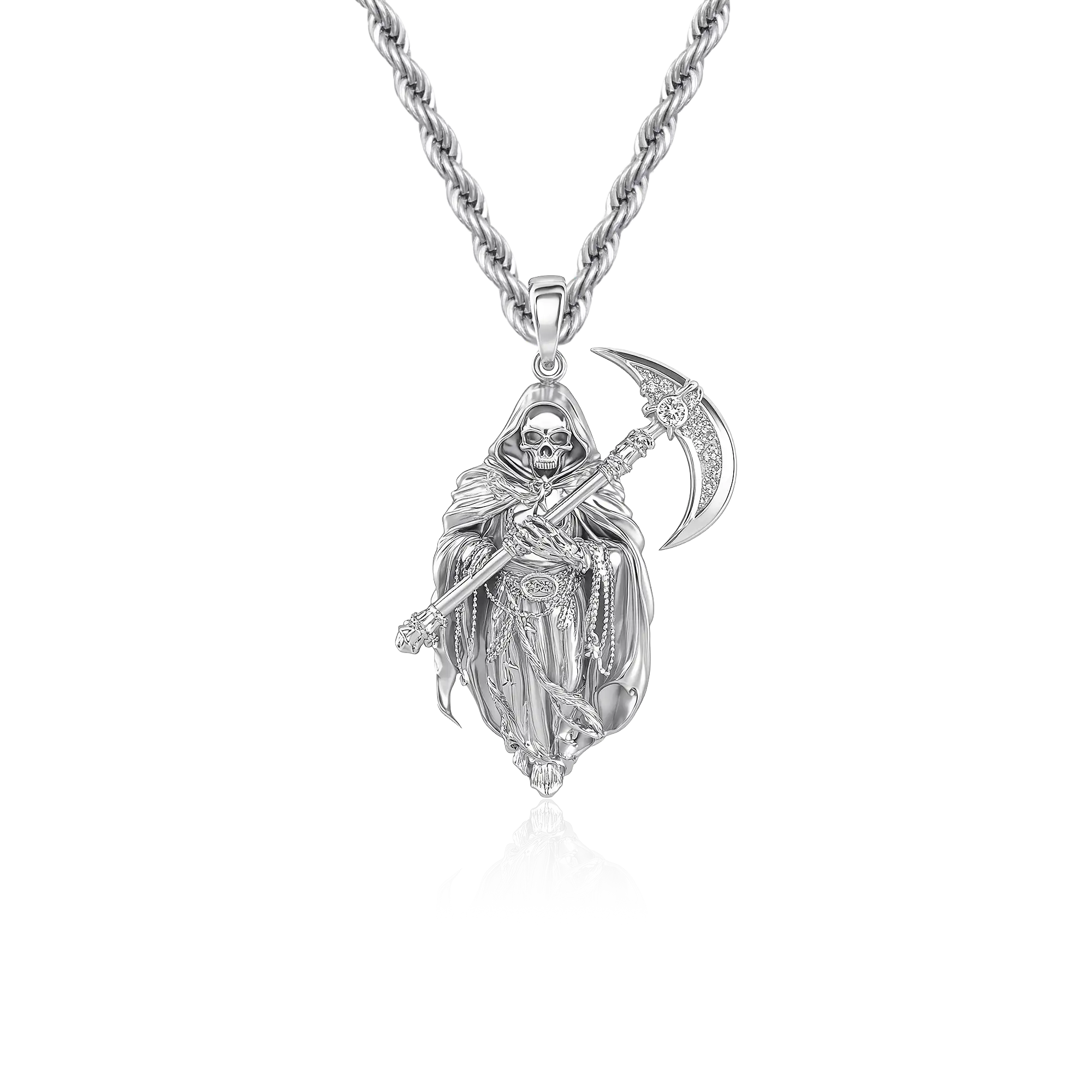 Santa Muerte Serenity Pendant