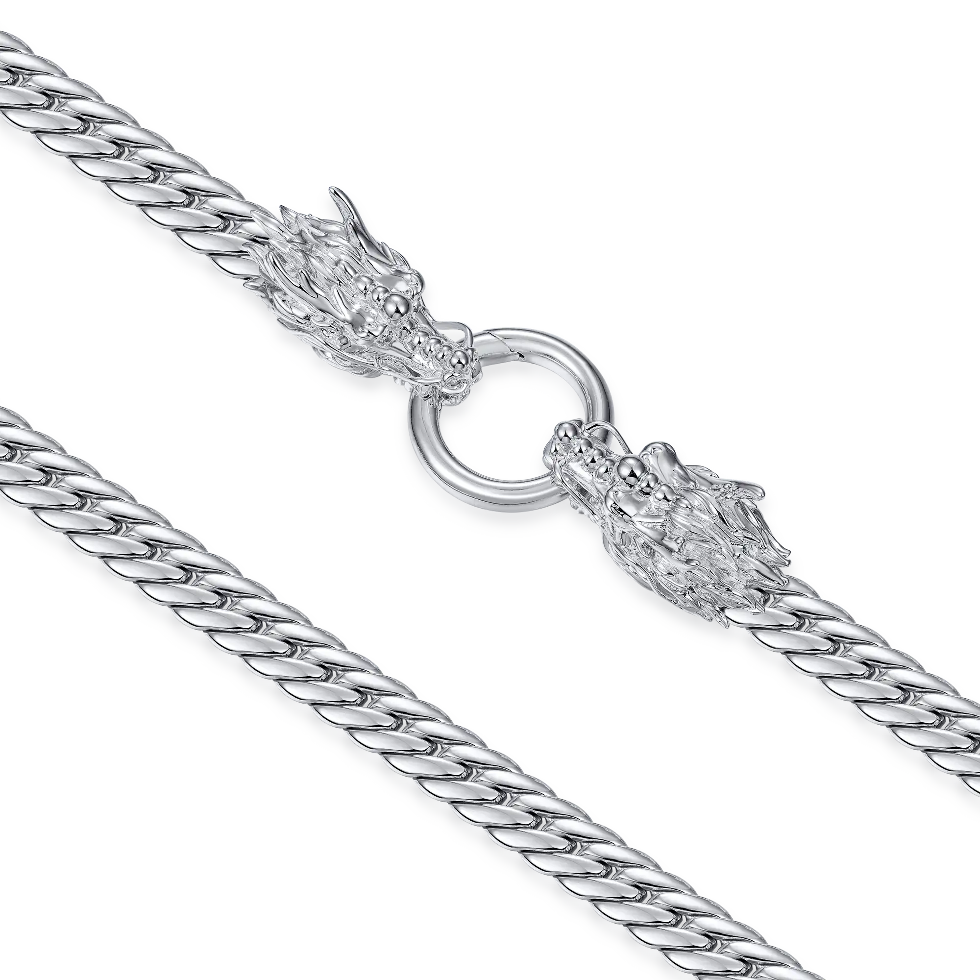 WONG Double Dragon Miami Cuban Chain - 8mm