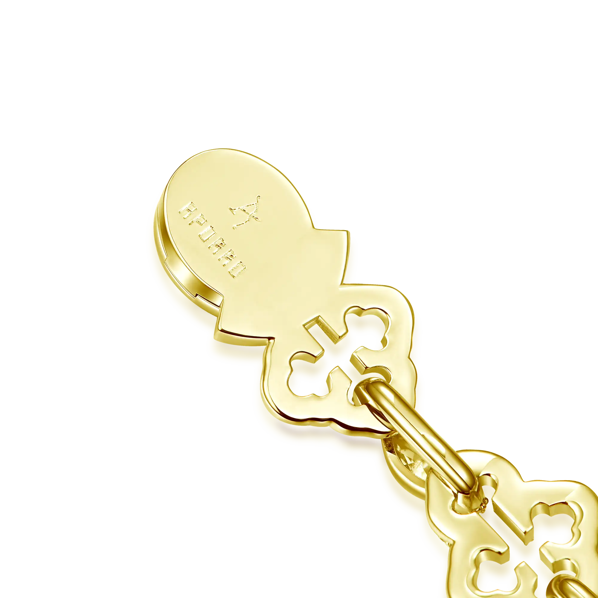 Marquise Cut Mix Bottoni Cross Link Chain - 12mm