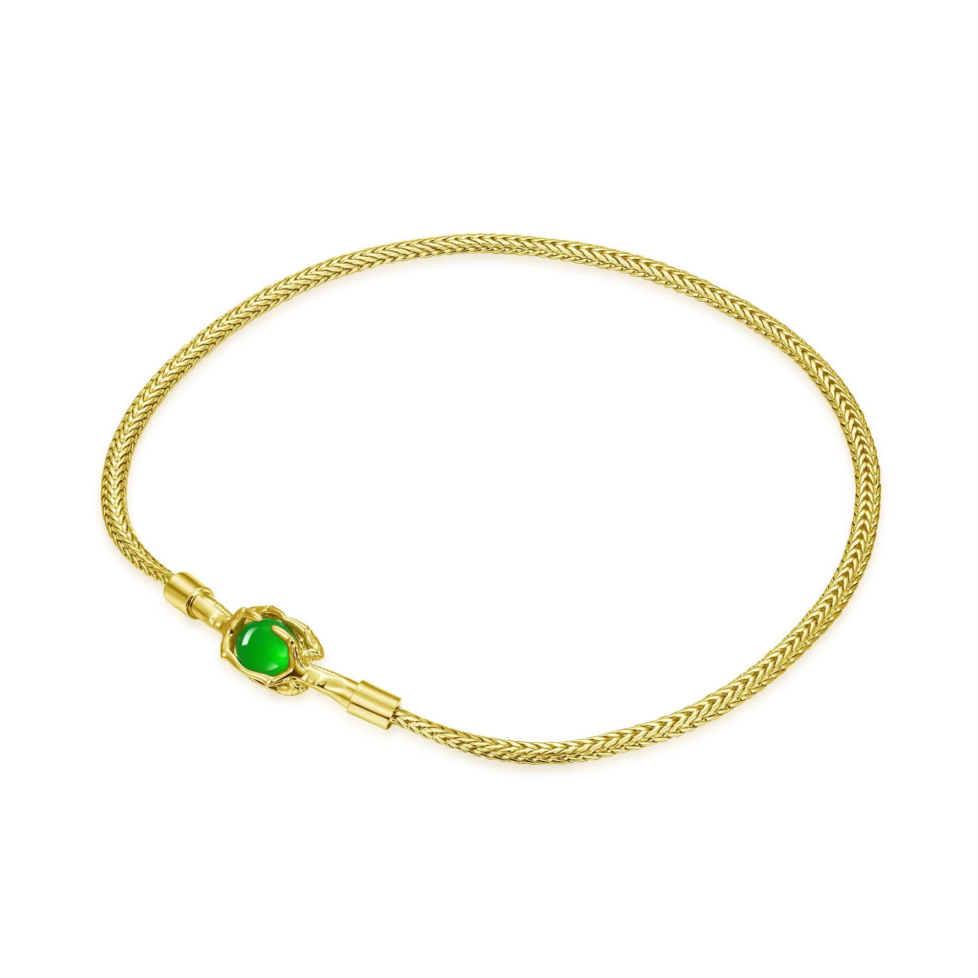 WONG Ⅱ Claw Jade Choker - 6mm