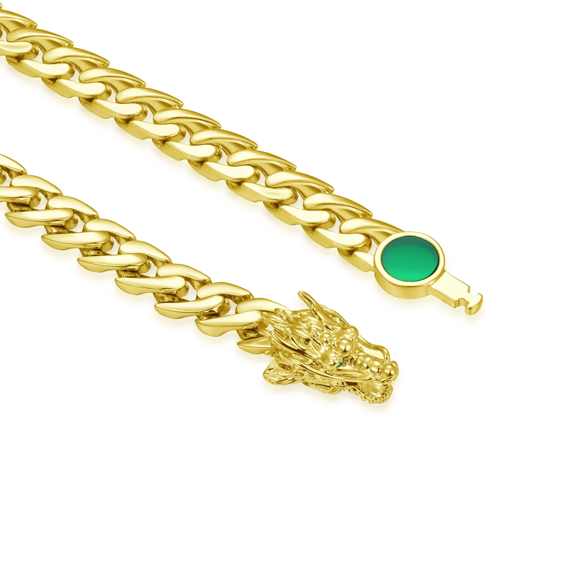 WONG Ⅱ Ridge Miami Cuban Curb Chain - 8mm