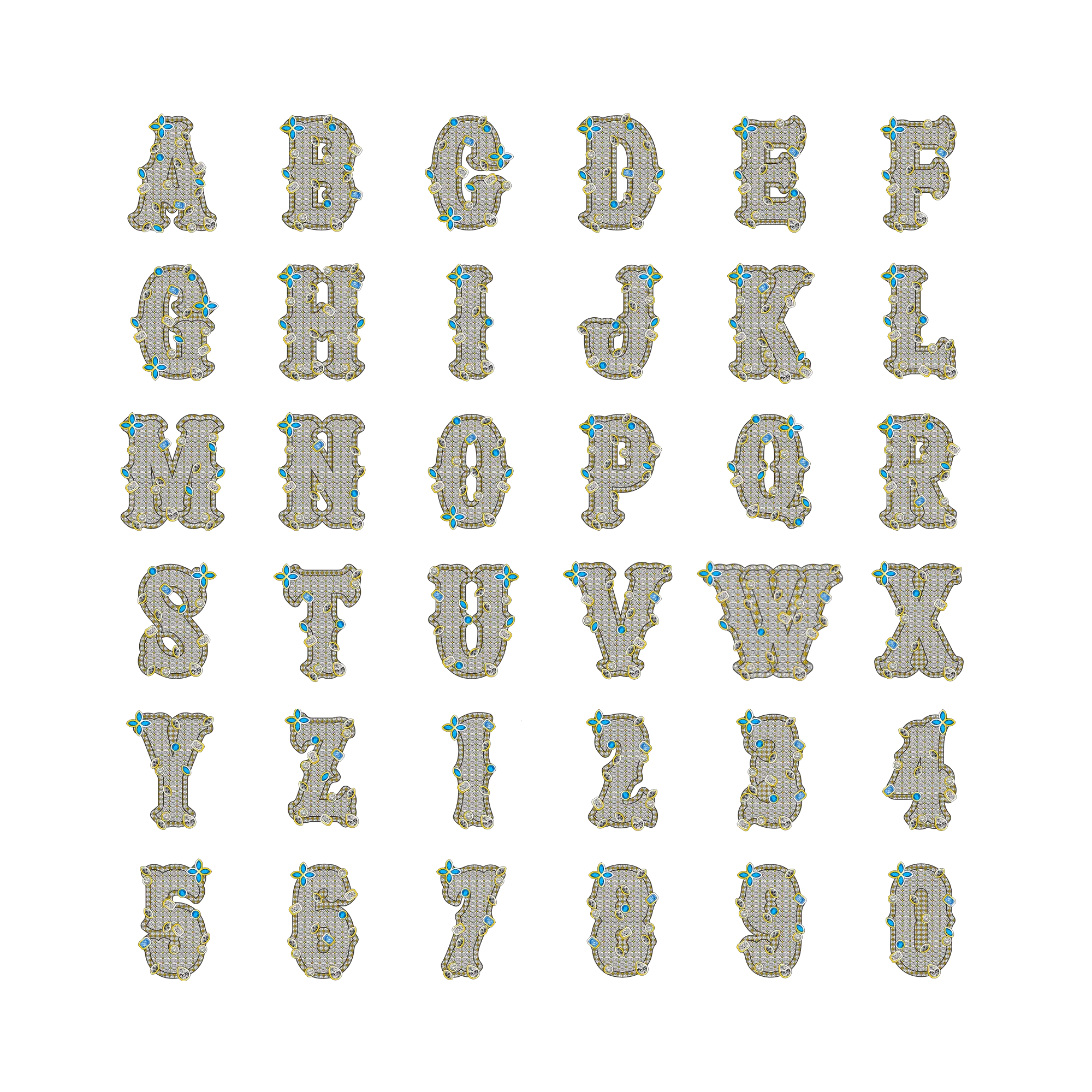 Custom Colored Bosox Font Pendant