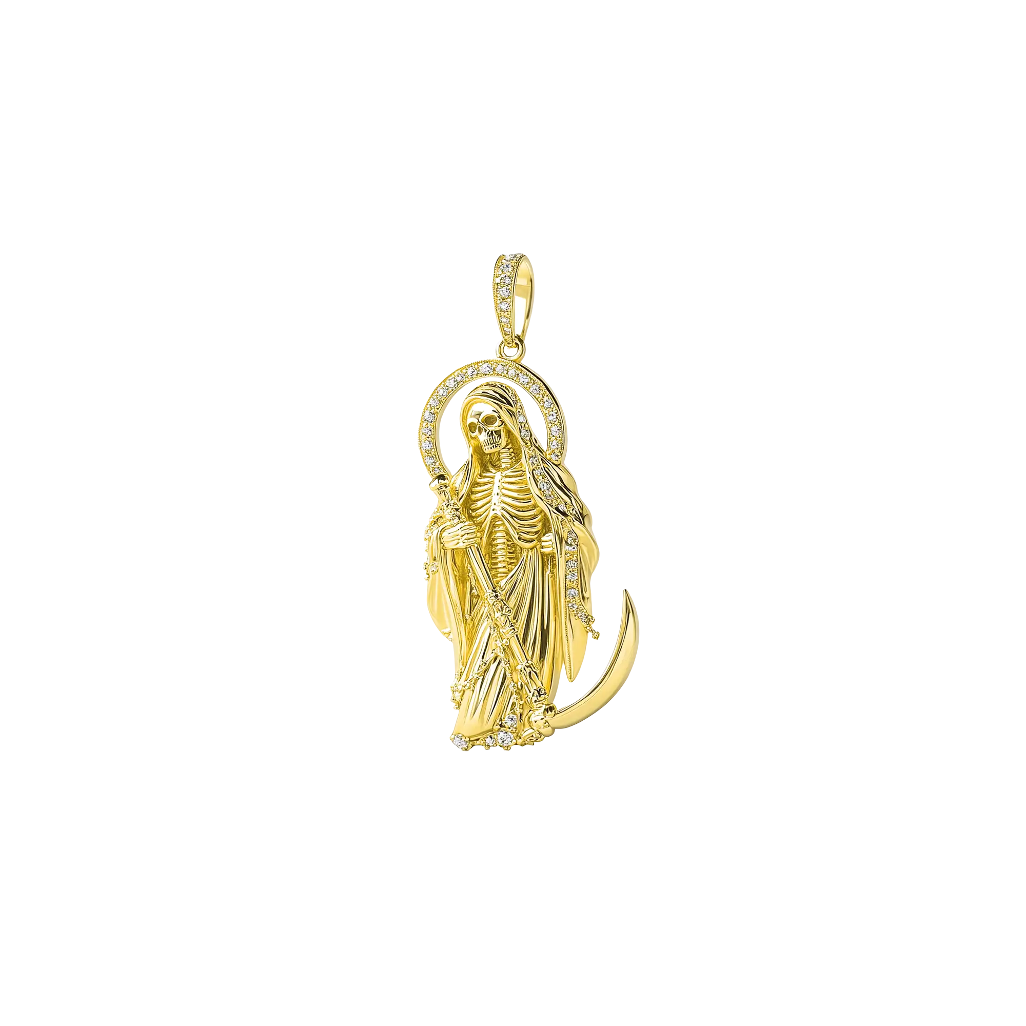 Santa Muerte Reaper Pendant