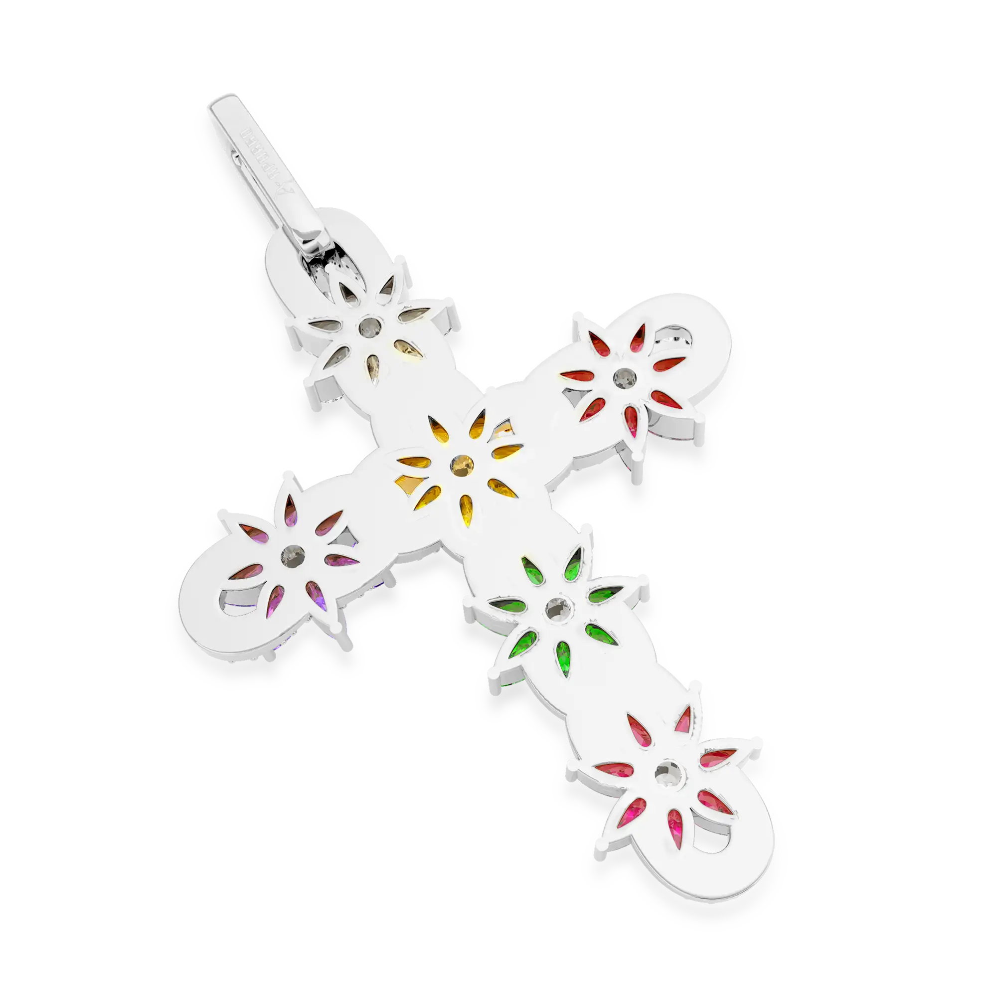 Lily Infinity Cross Pendant