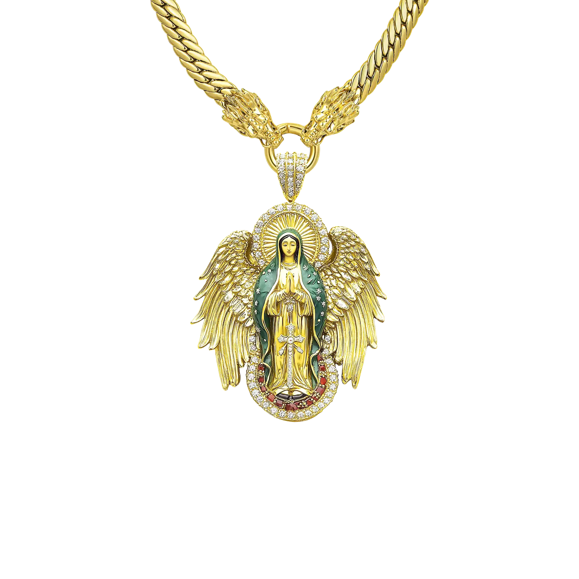 Divine Elegance Mary Pendant & Chain Set