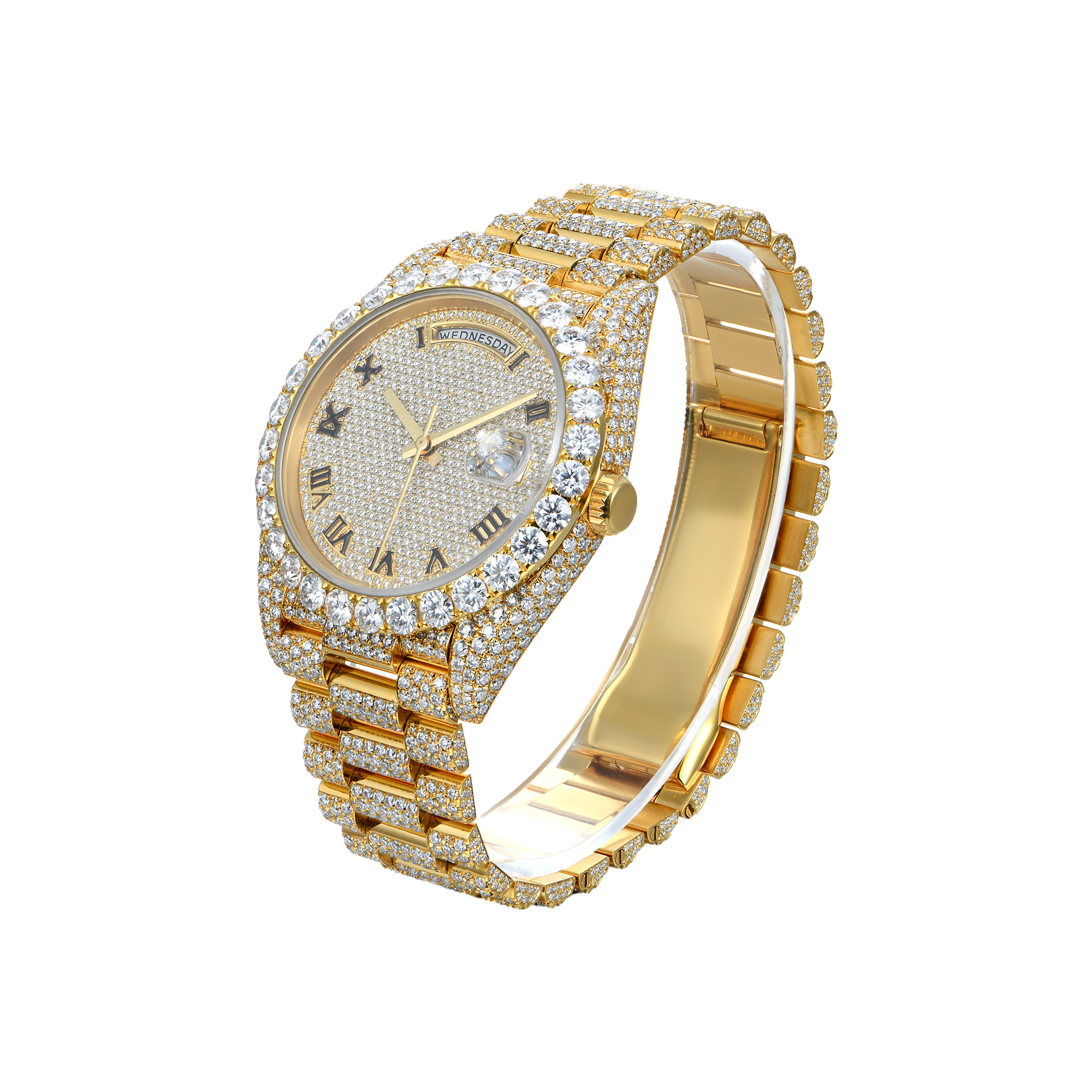 APORRO Premium Iced Custom Diamond Watch