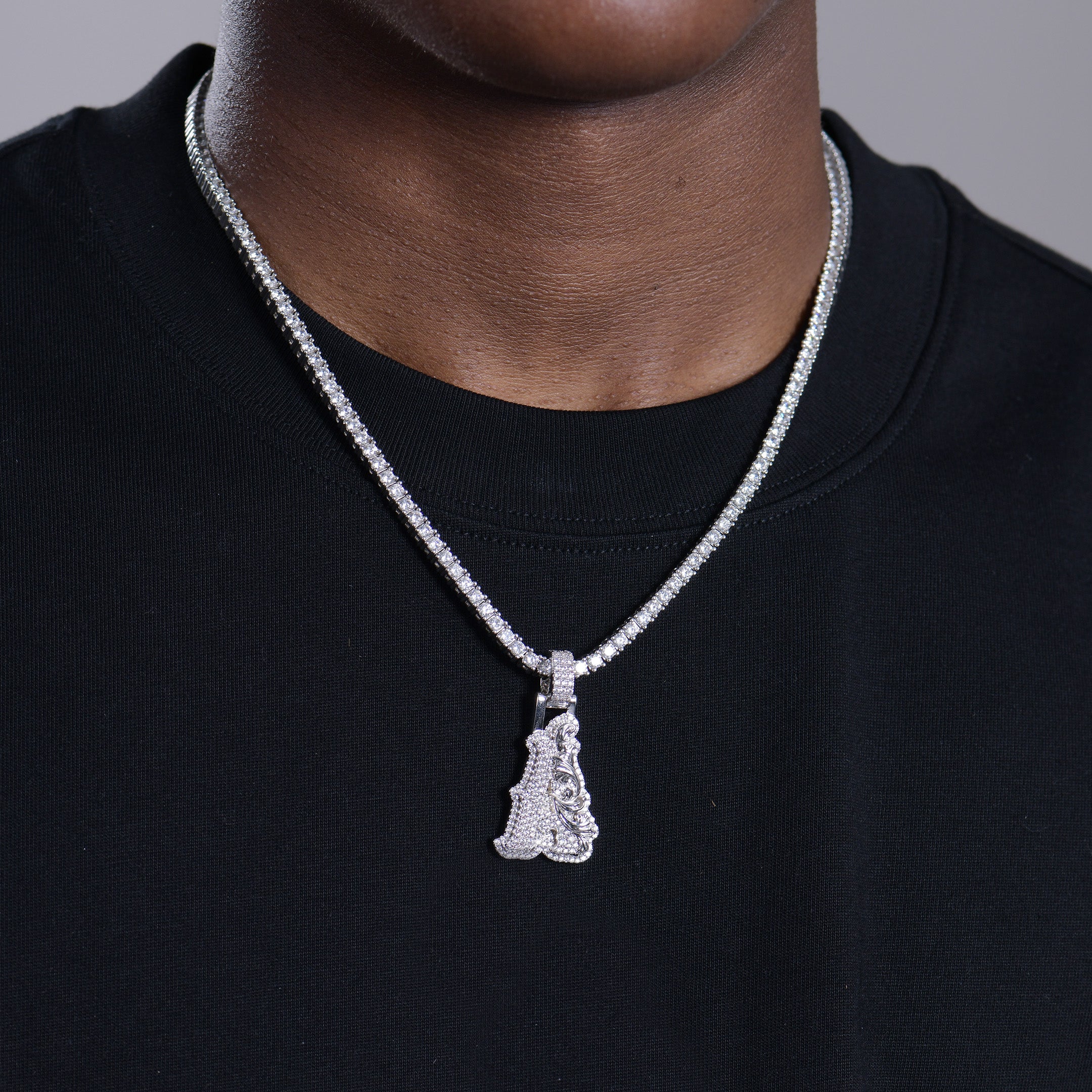 Custom Scroll Script Pendant
