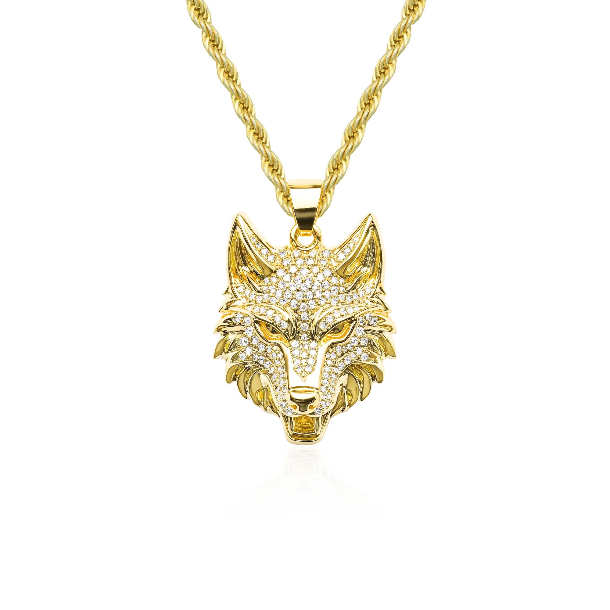 Fierce Wolf Pendant - Style 7