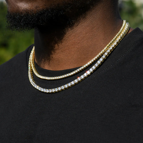 Moissanite Iced Tennis Chain - 5mm