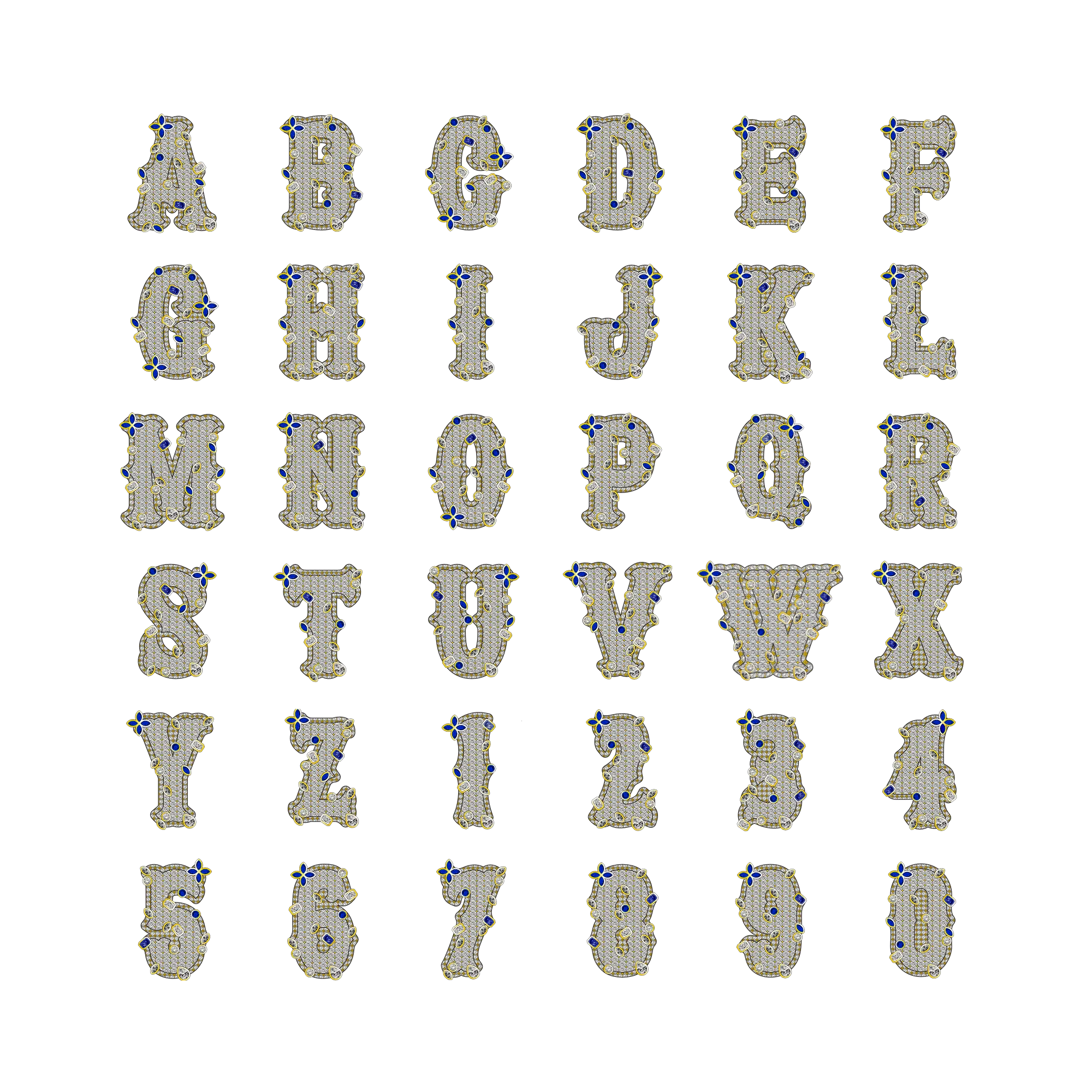 Custom Colored Bosox Font Pendant