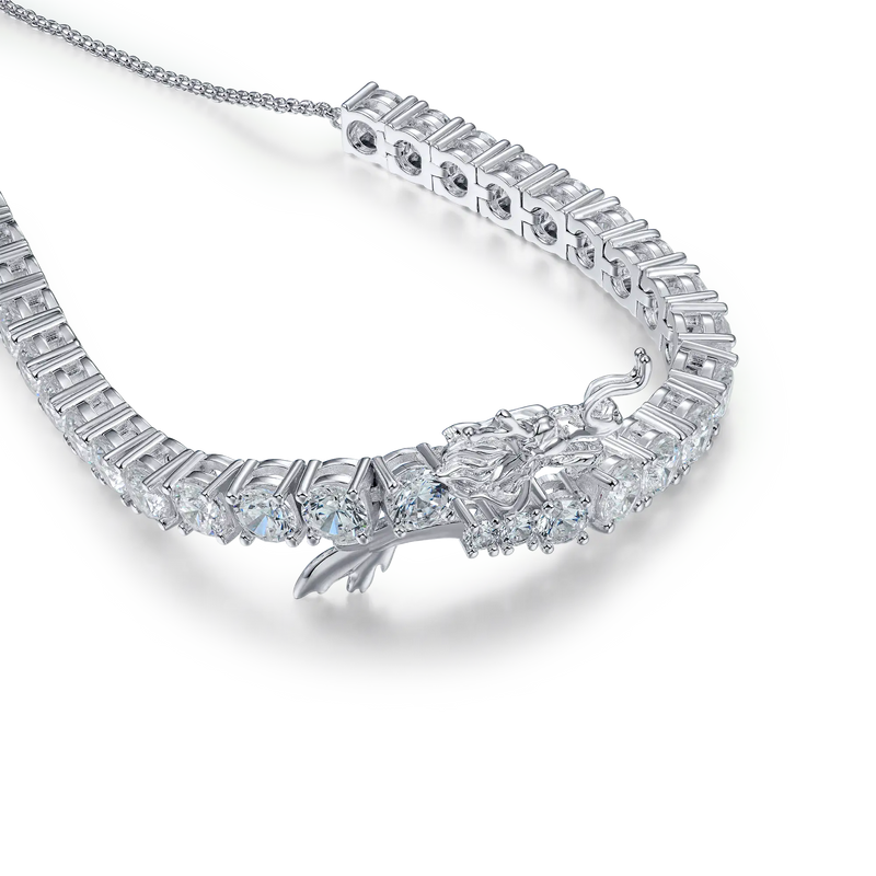 WONG Adjustable Dragon Tennis Bracelet - 5mm - APORRO