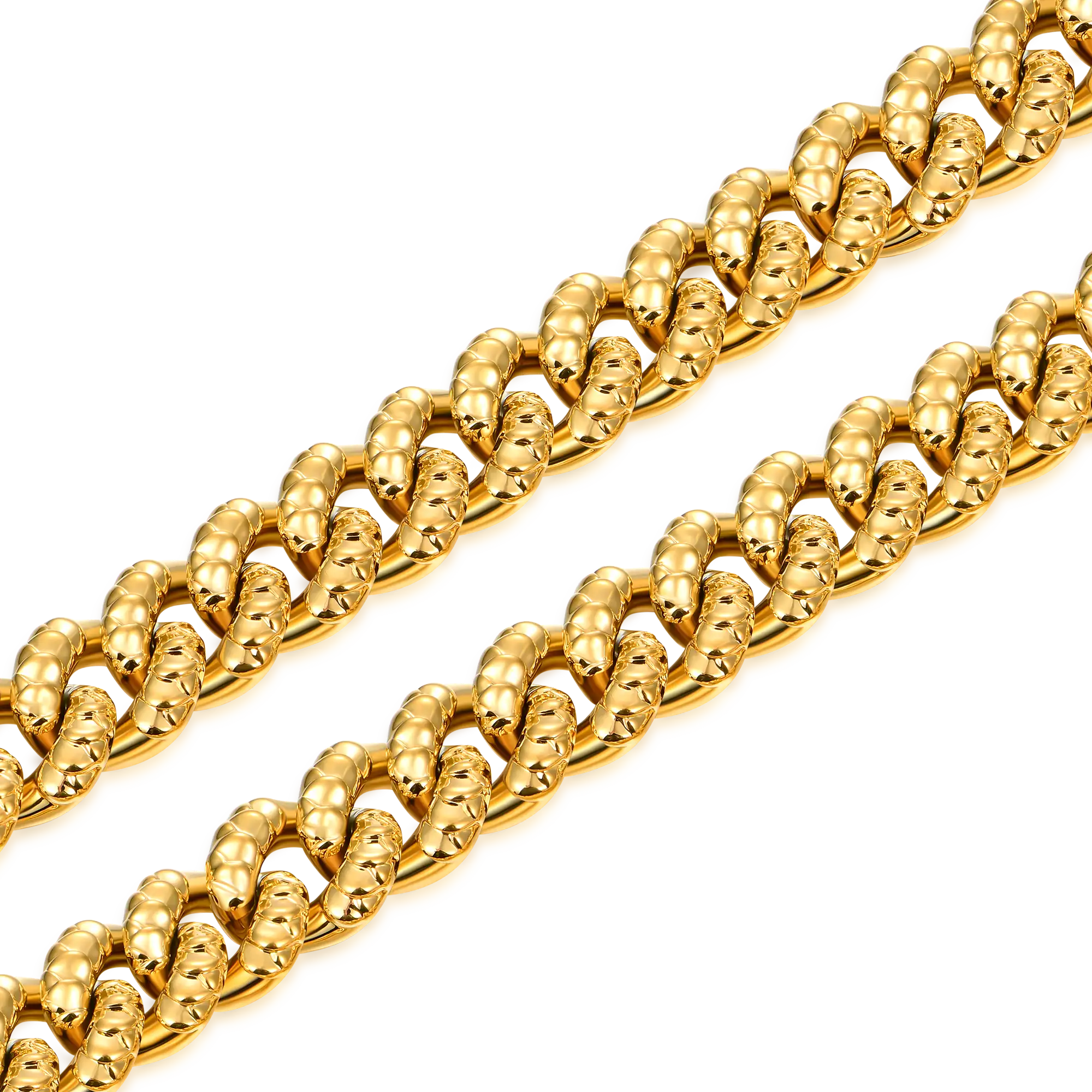 WONG Dragon Box Clasp Miami Cuban Curb Bracelet - 10mm