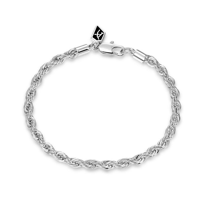 Rope Bracelet - White Gold