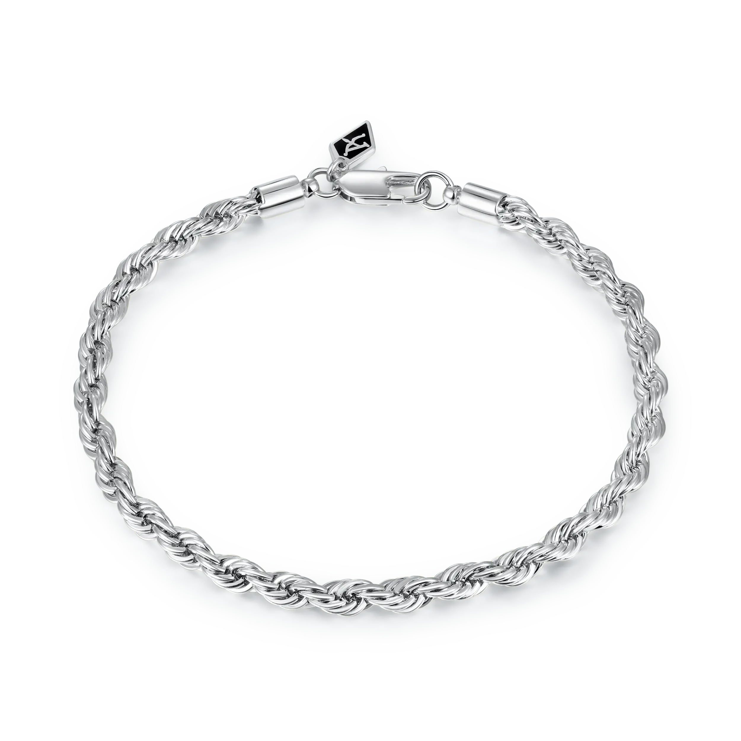 Rope Bracelet - White Gold