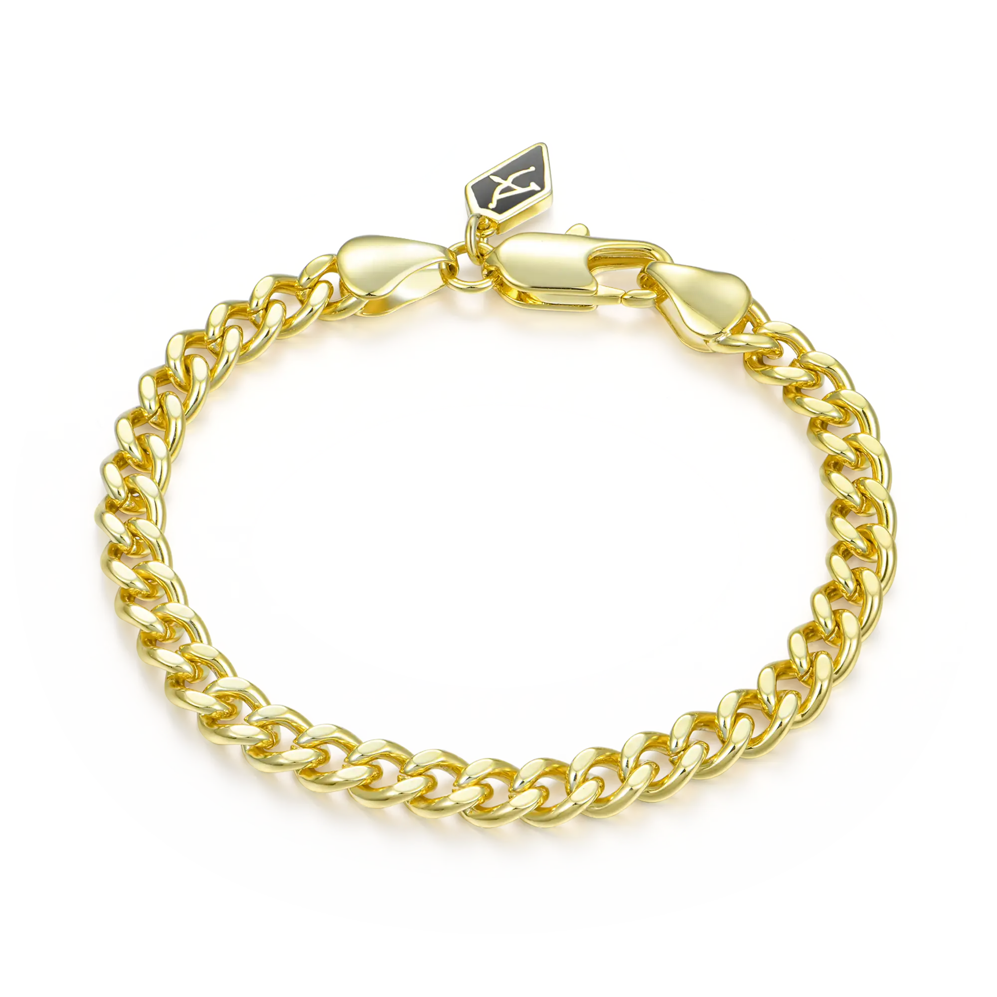 Miami Micro Cuban Curb Bracelet - Yellow Gold