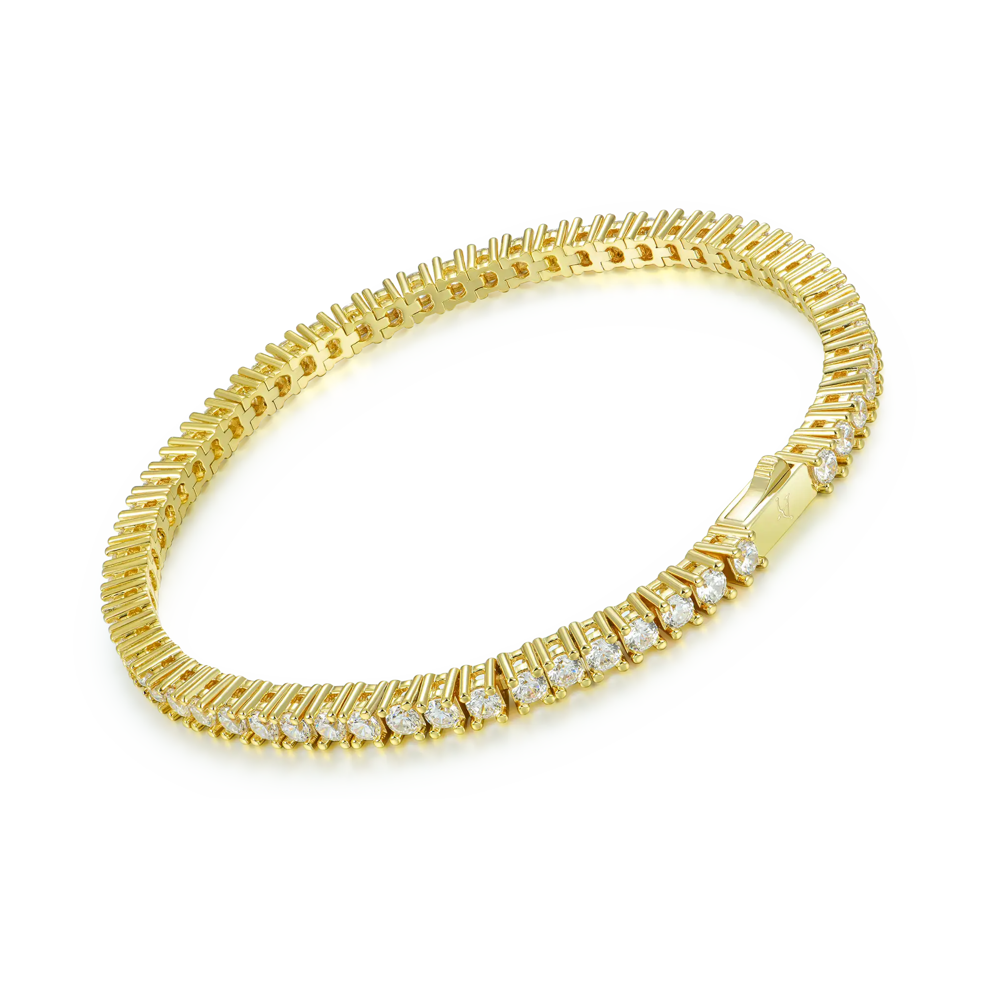 Women's Iced Tennis Bracelet - 3mm