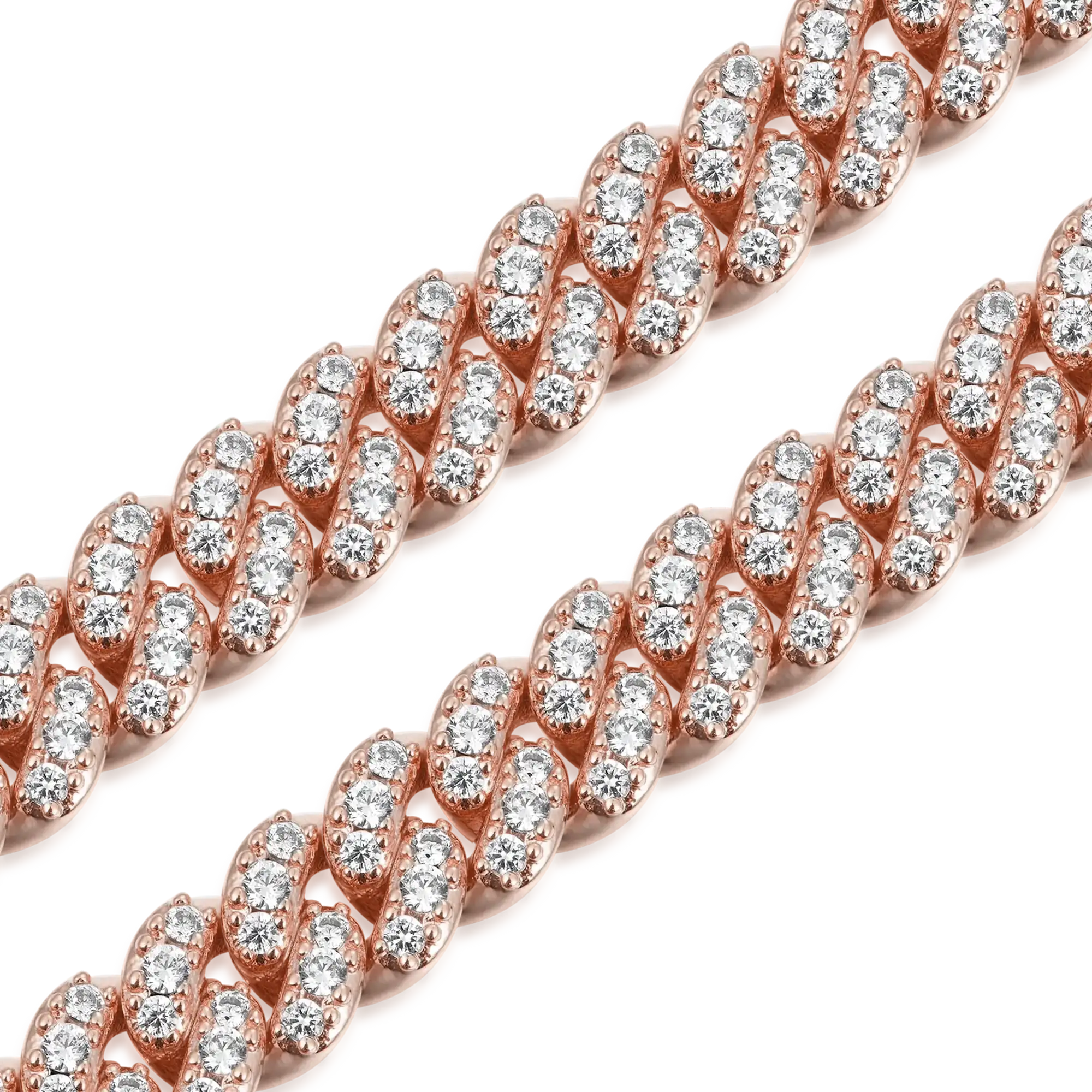 Round Cut Cuban Link Bracelet - 6mm