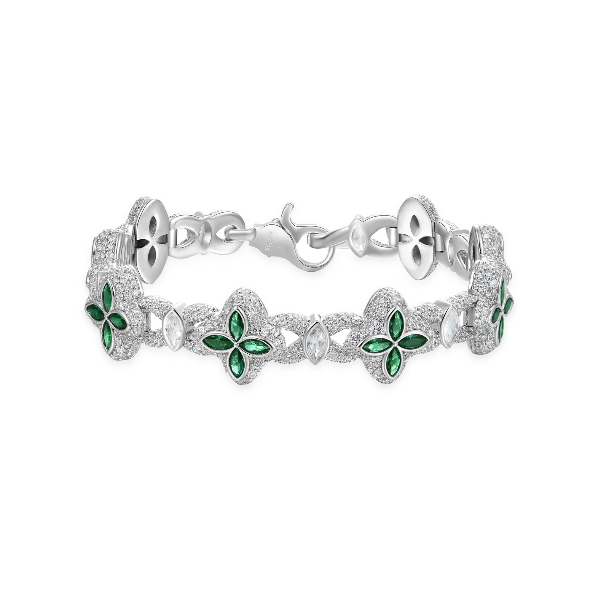 Moissanite Luminous Clover Bracelet – APORRO