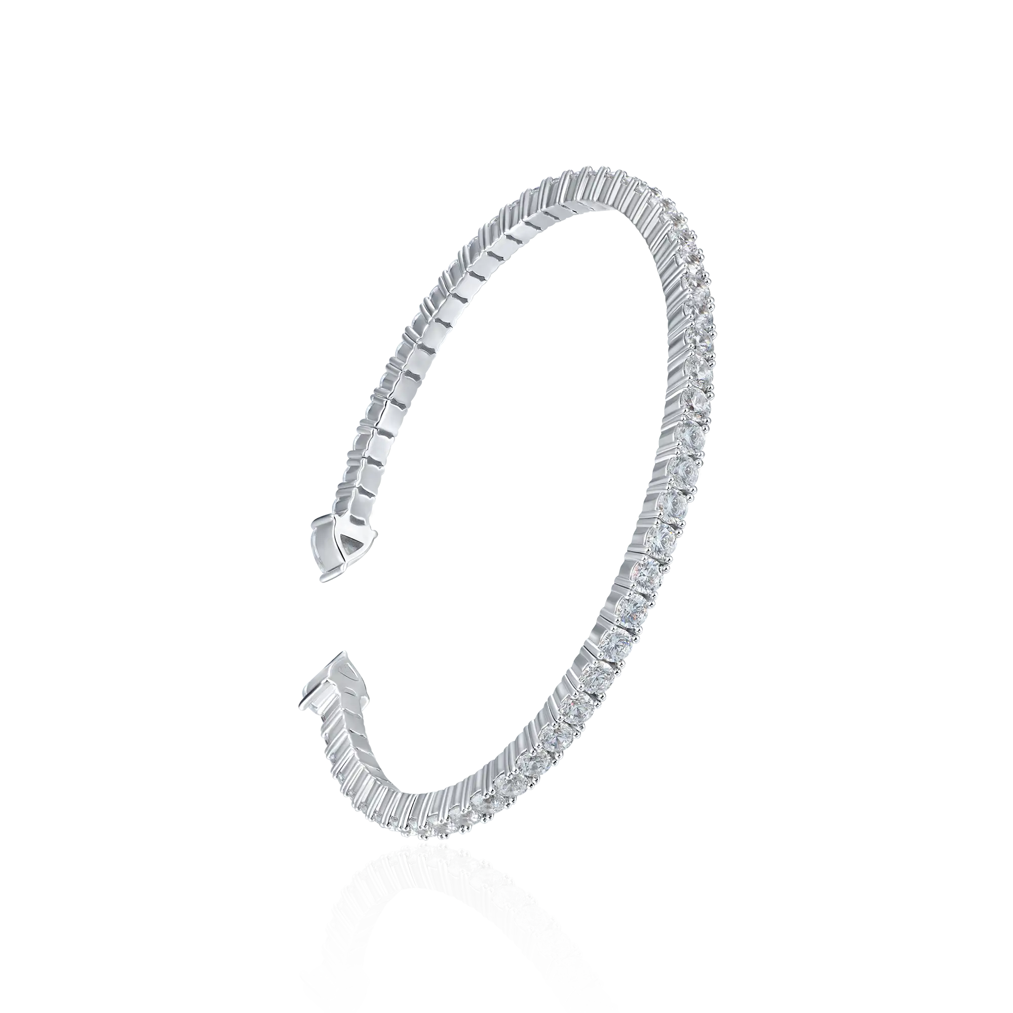 Multiple Spring Tennis Bangle Bracelet