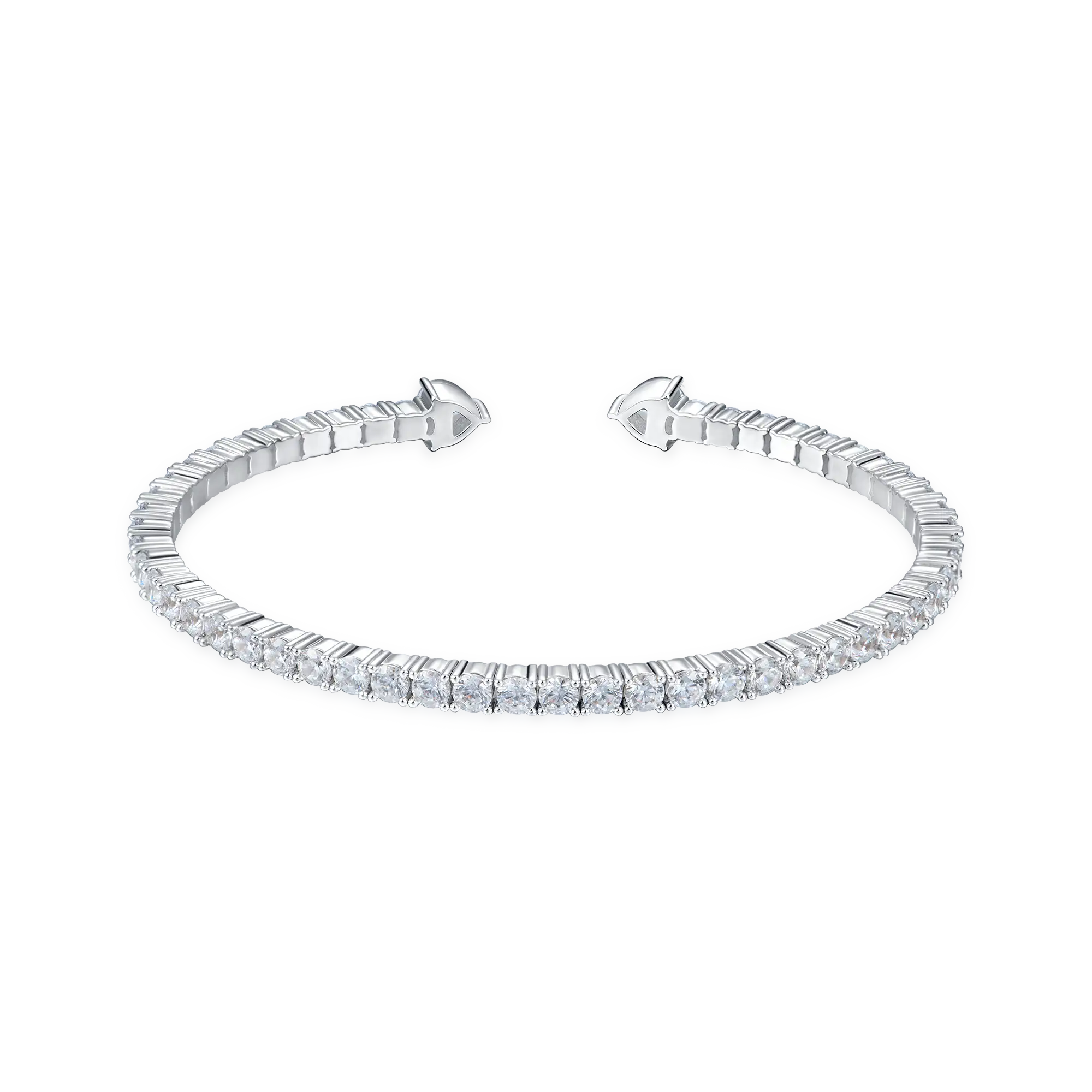 Women's Multiple Spring Tennis Bangle Bracelet