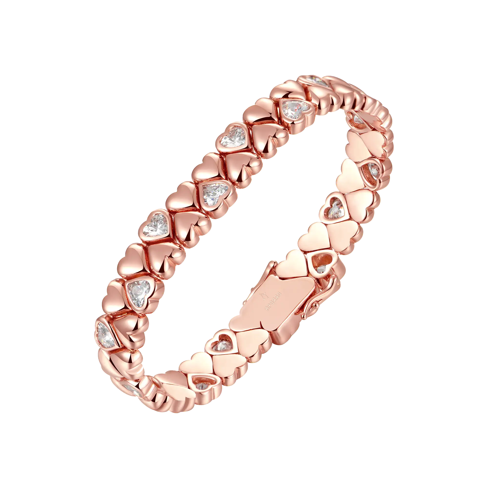 Moissanite Twinkle Heart Bracelet - 9mm