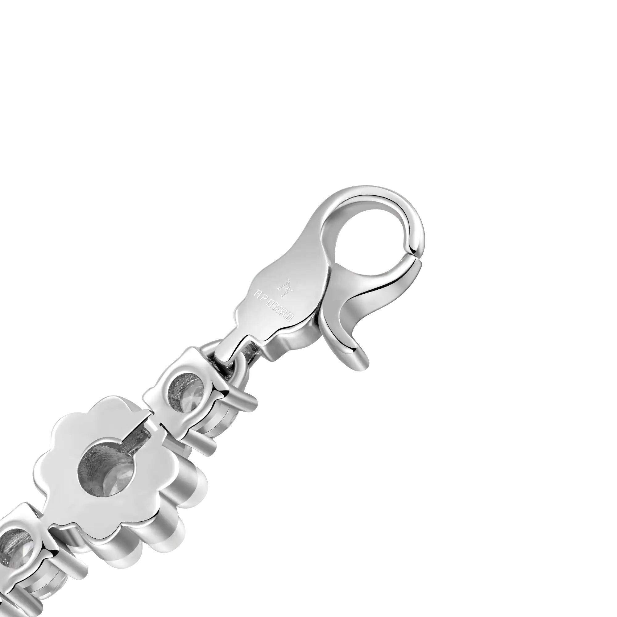 Moissanite Flora Pearl Tennis Bracelet - 9mm
