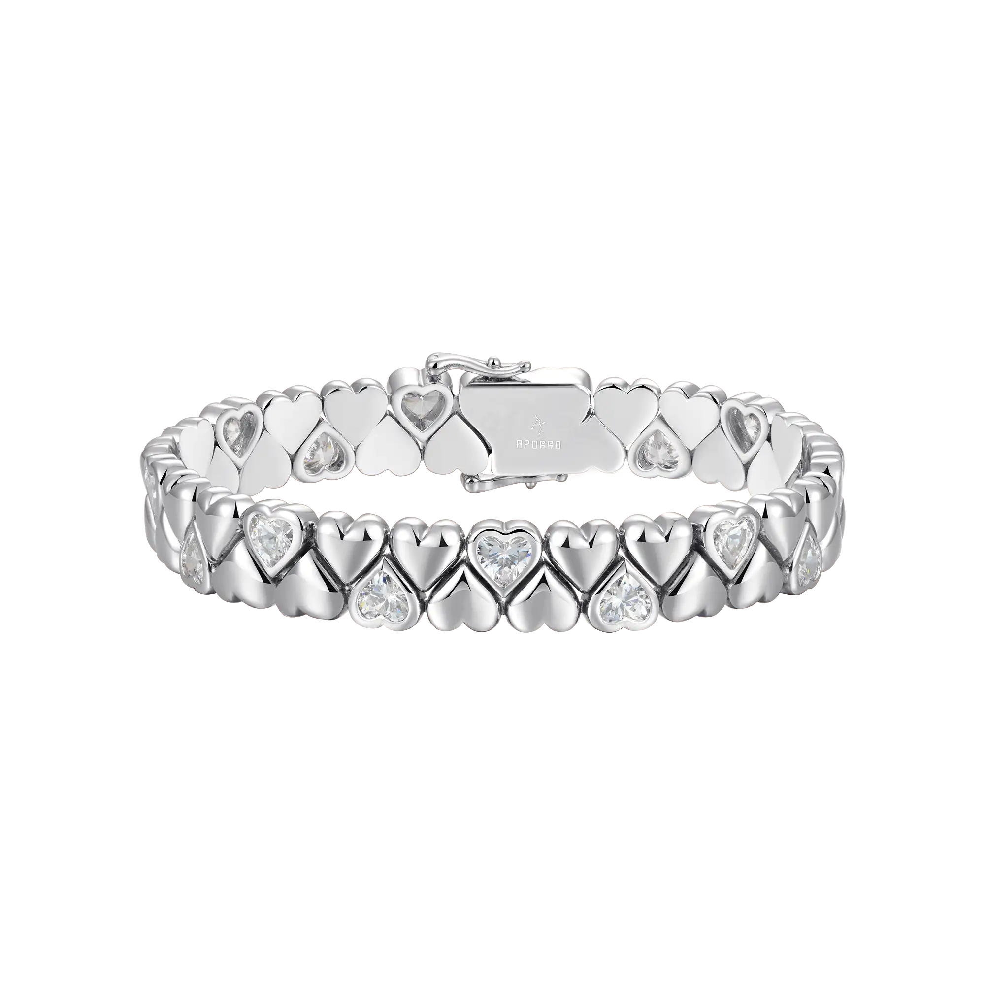 Women's Twinkle Heart Bracelet - 9mm