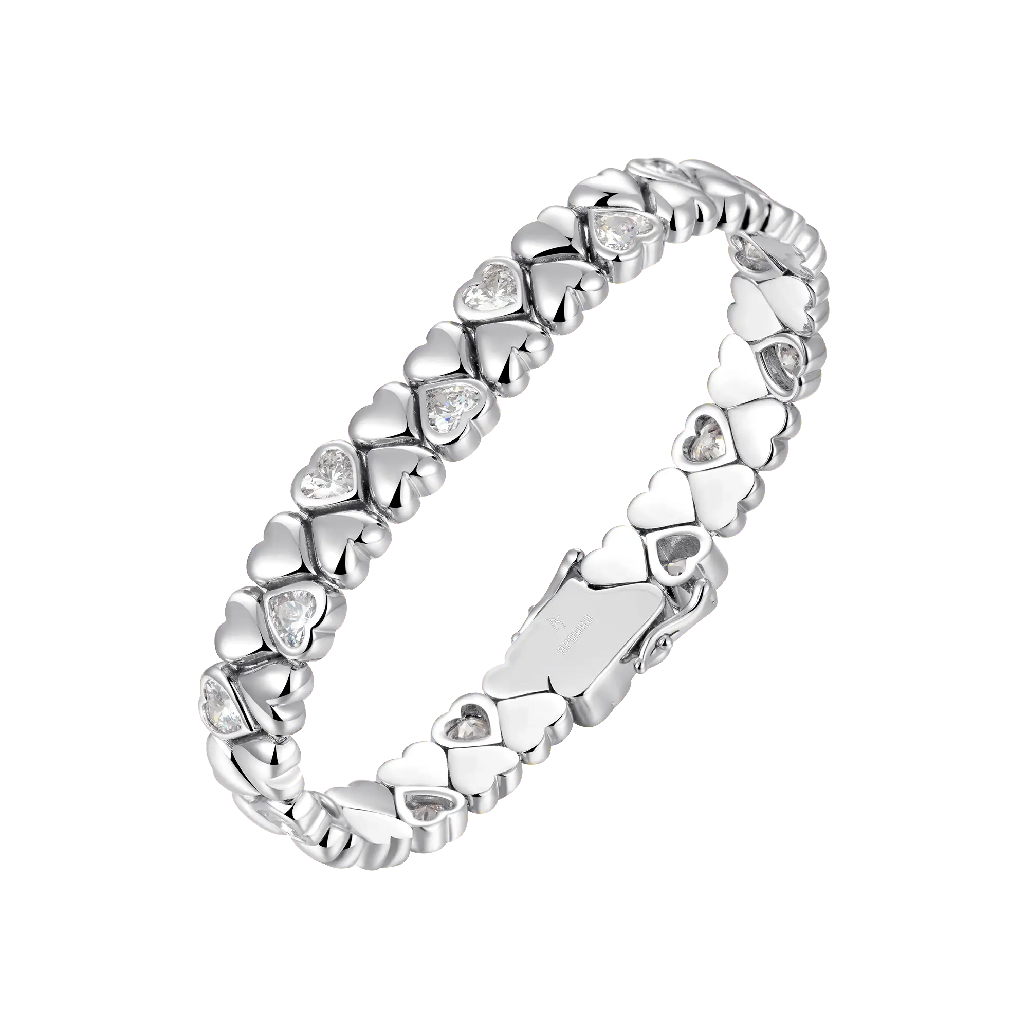 Moissanite Twinkle Heart Bracelet - 9mm